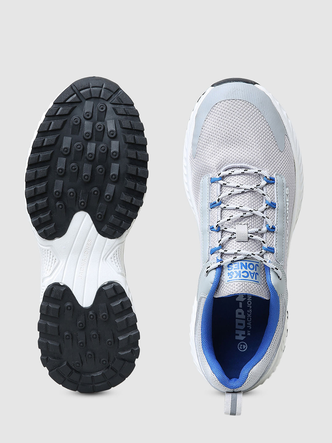 Grey Mesh Sneakers