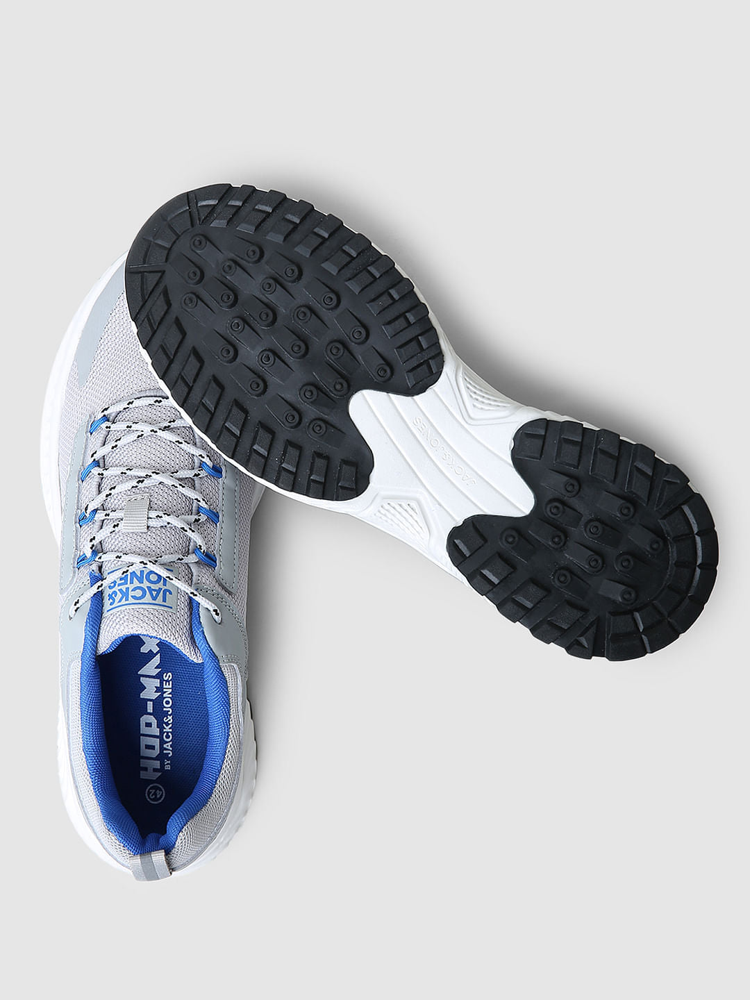 Grey Mesh Sneakers