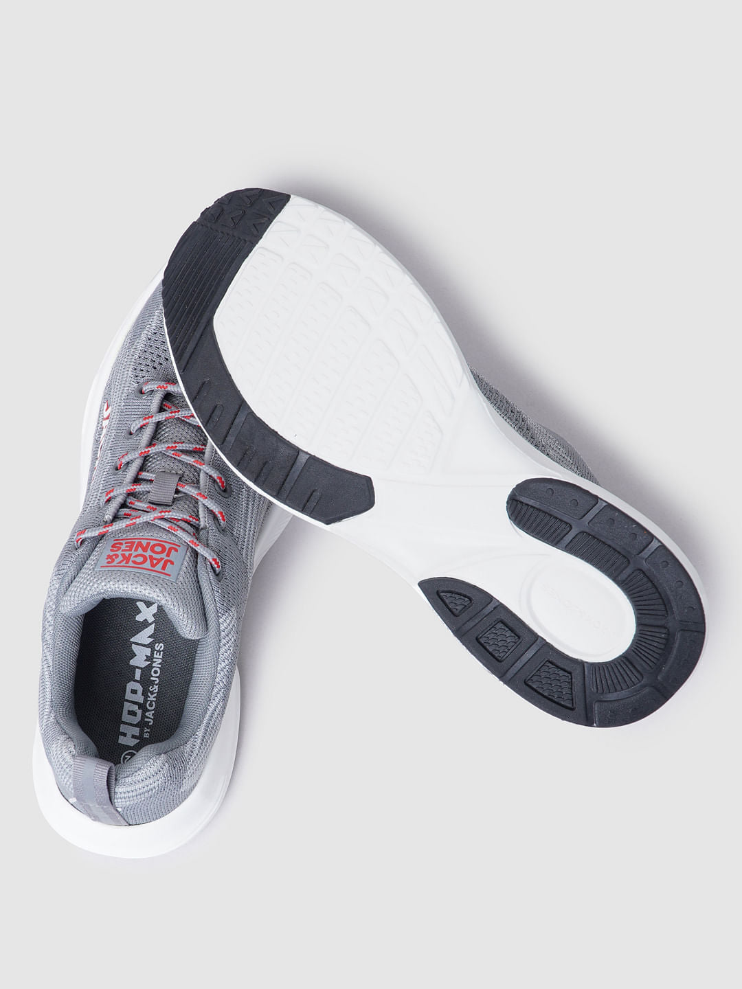 Grey Knit Sneakers