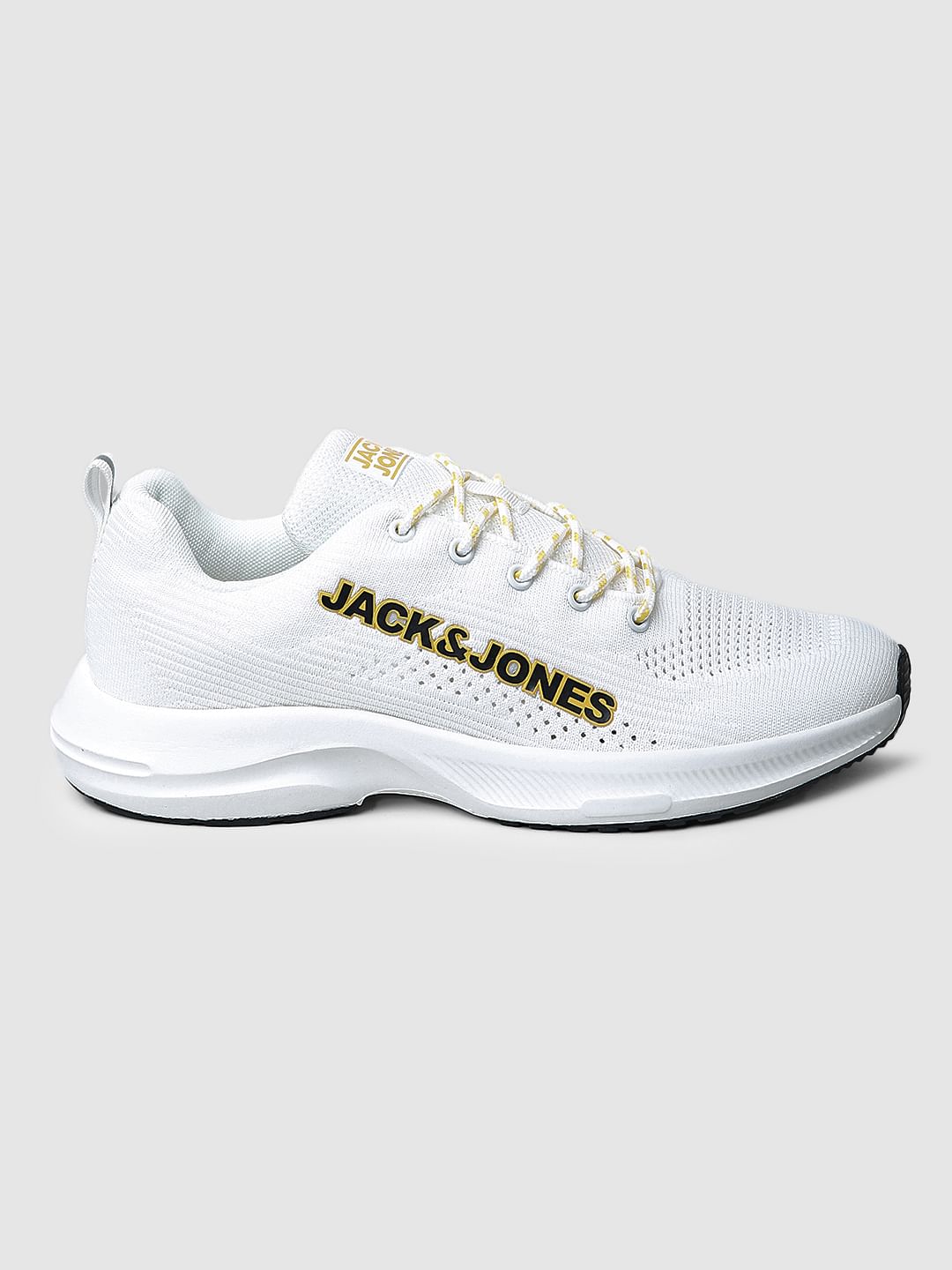 White Knit Sneakers