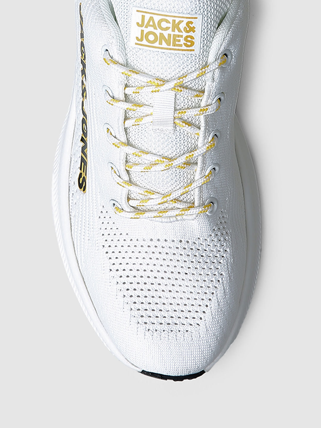 White Knit Sneakers