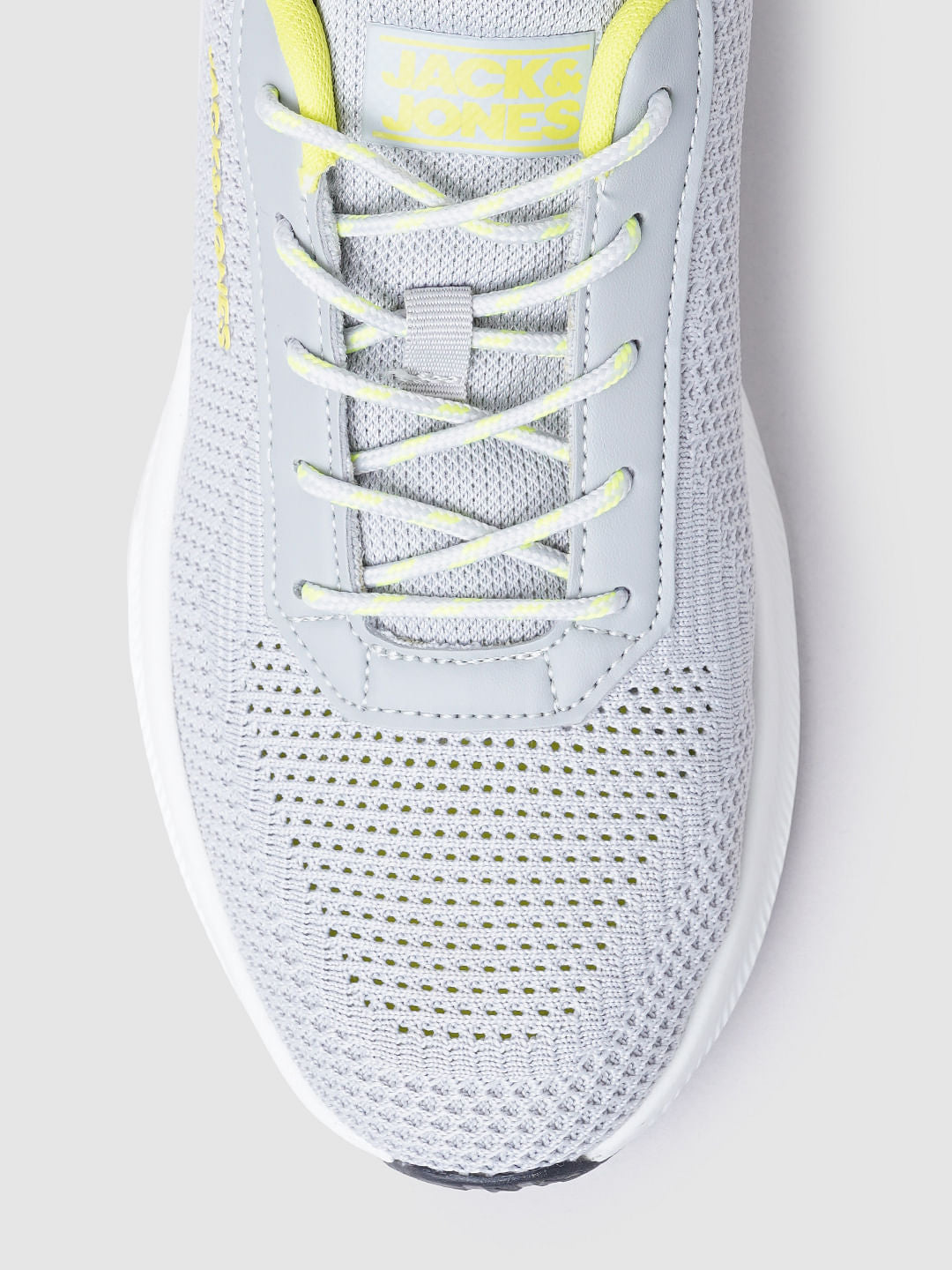 Grey Knit Sneakers
