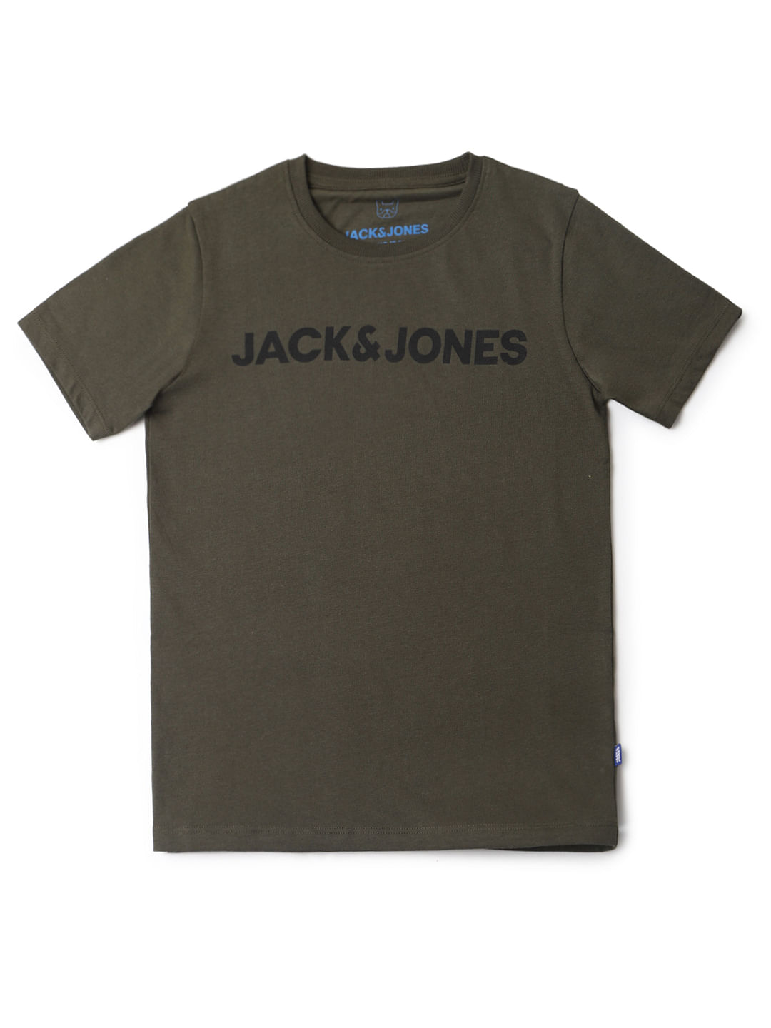 Green Logo Print Crew Neck T-shirt - 128/8Y