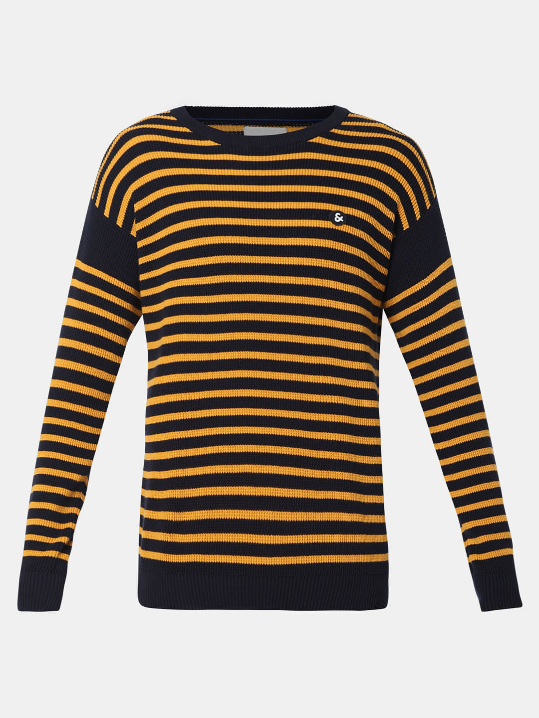 Yellow Striped Pullover