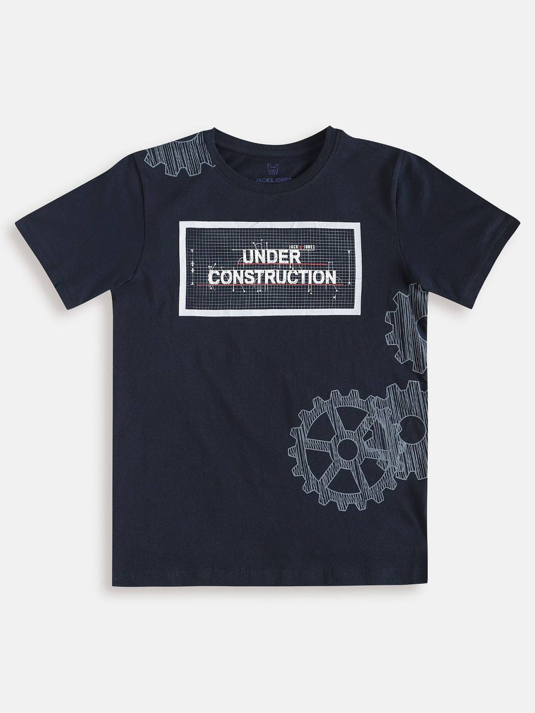 Boys Blue Graphic Print Crew Neck T-shirt - 128/8Y