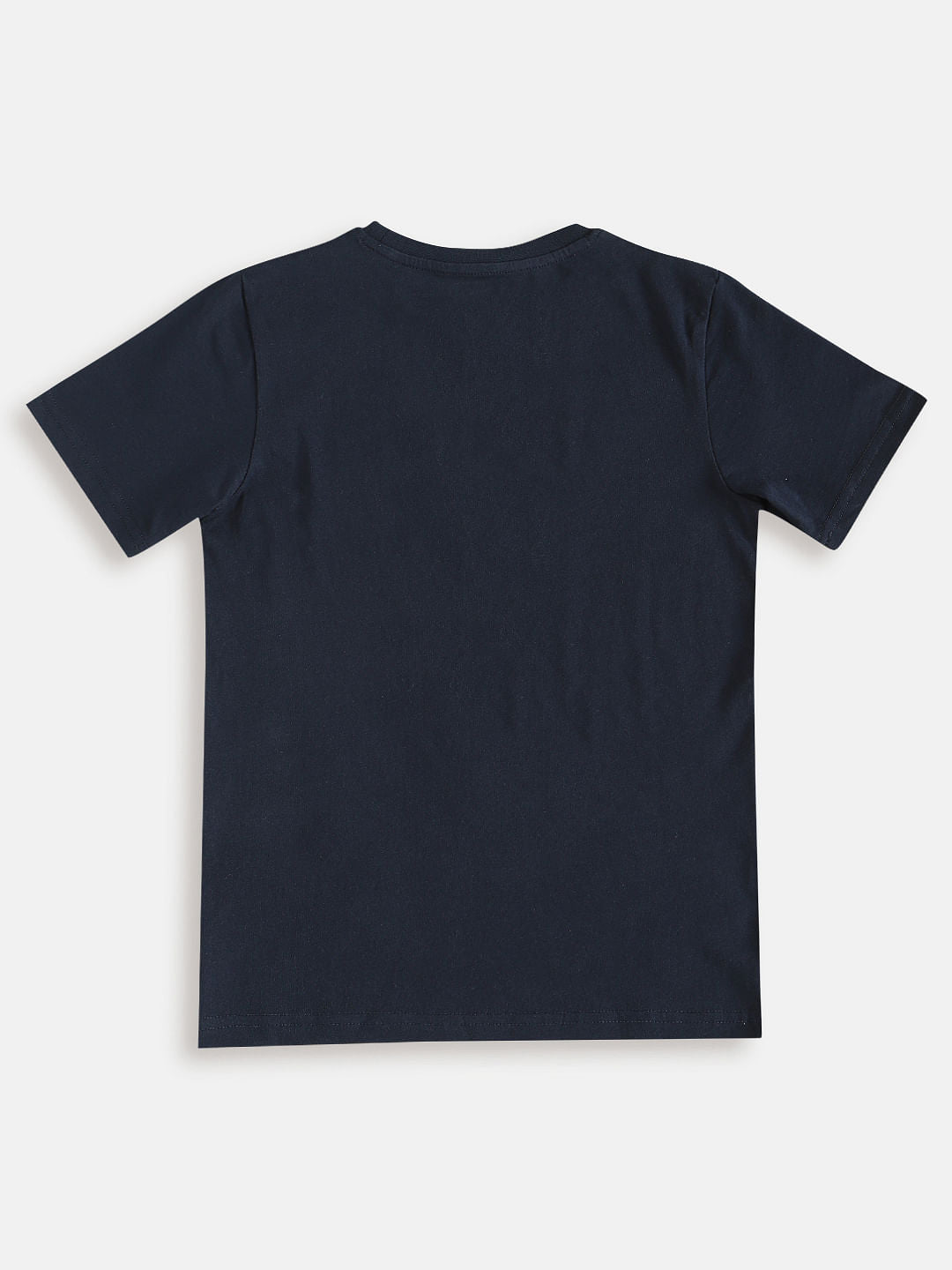 Boys Blue Graphic Print Crew Neck T-shirt