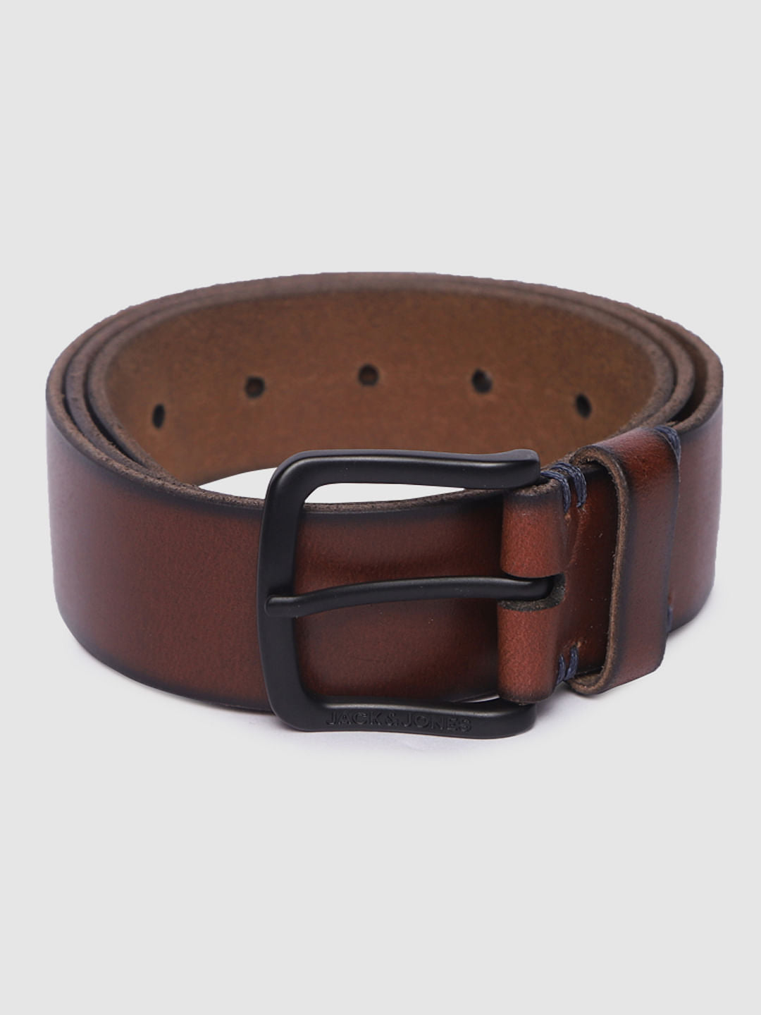 Brown Leather Belt - 32