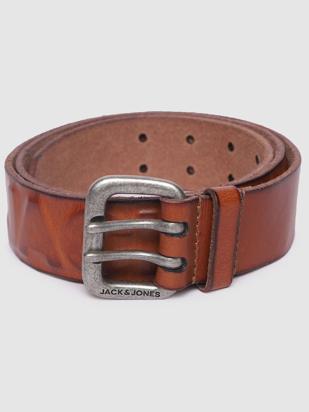 Dark Brown Leather Belt - 32