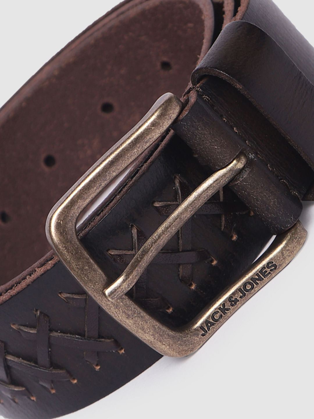Chocolate Brown Leather Belt
