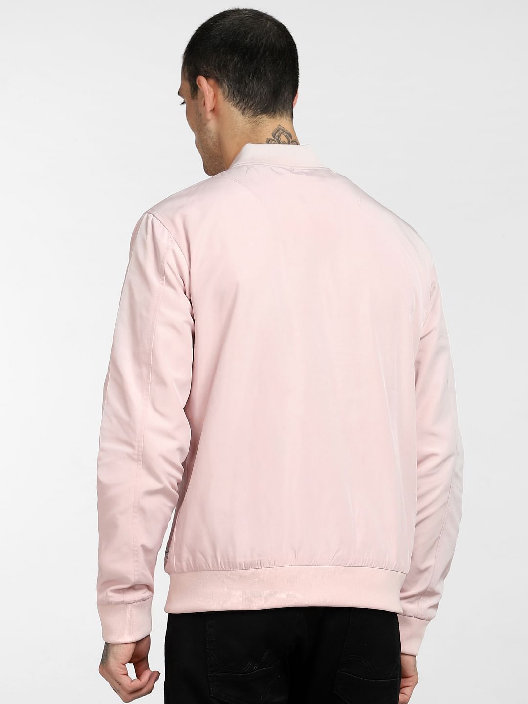 Light Pink Bomber Jacket