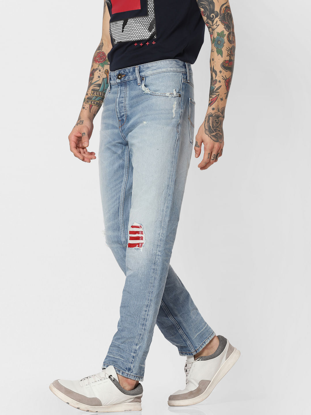 Light Blue    Kinetic Stretch    Tim Anti Fit Jeans