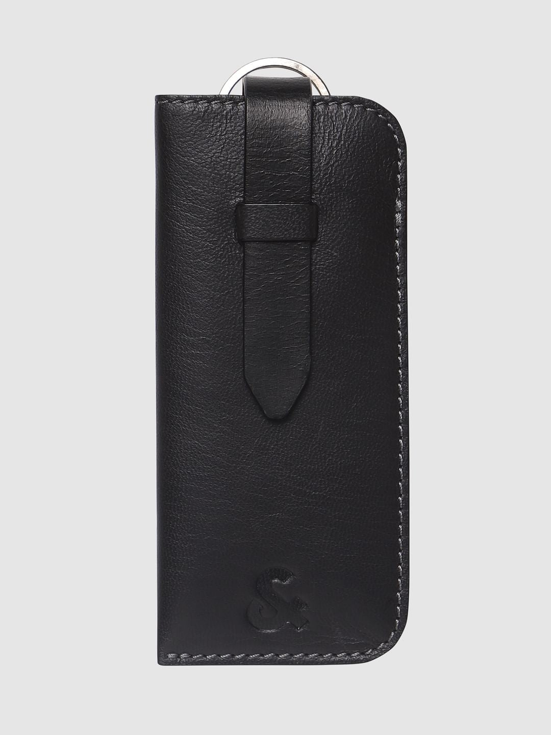 Black Leather Eyewear Case