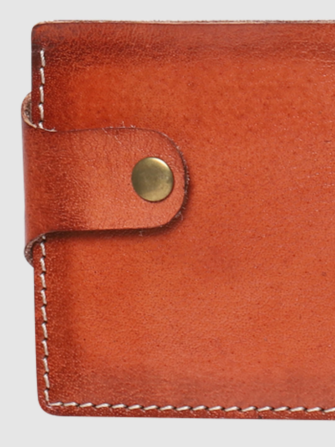 Brown Belt Hook Leather Wallet