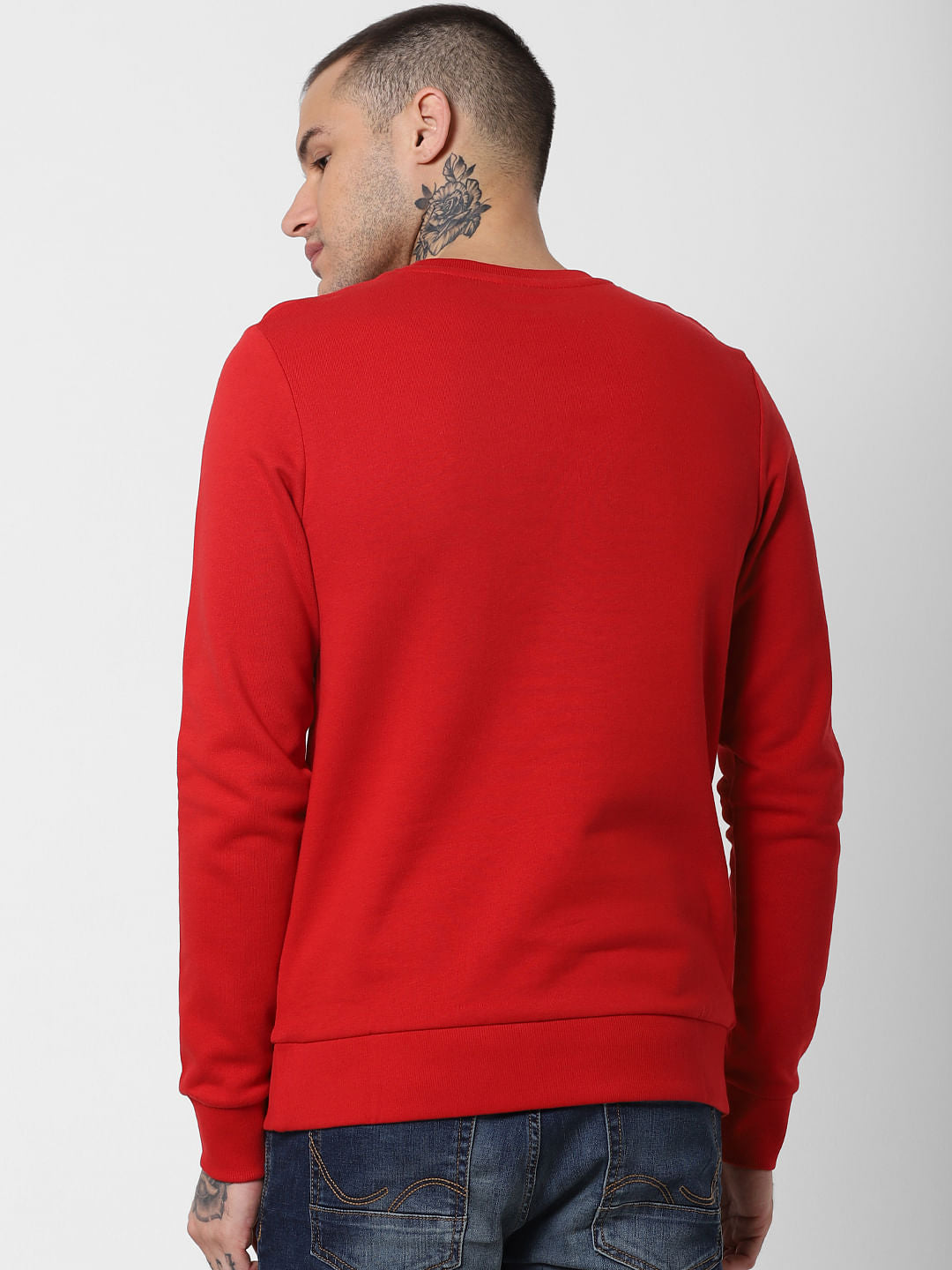 Red Reindeer Graphic Sweatshirt