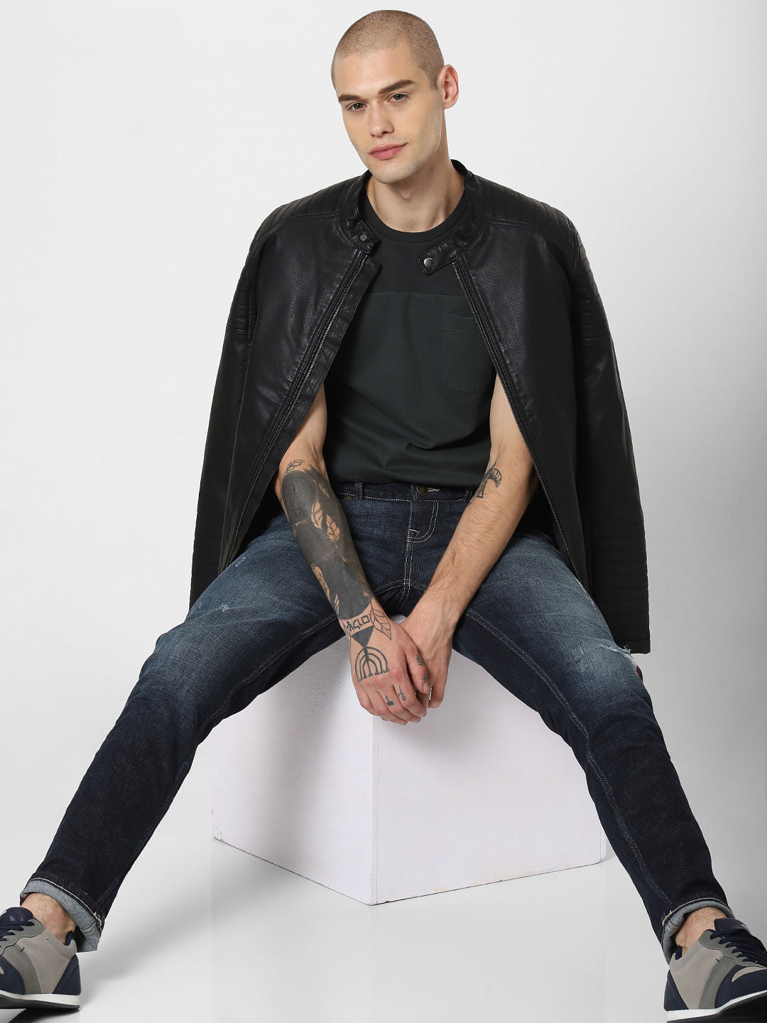 Dark Green Crew Neck T-shirt - S