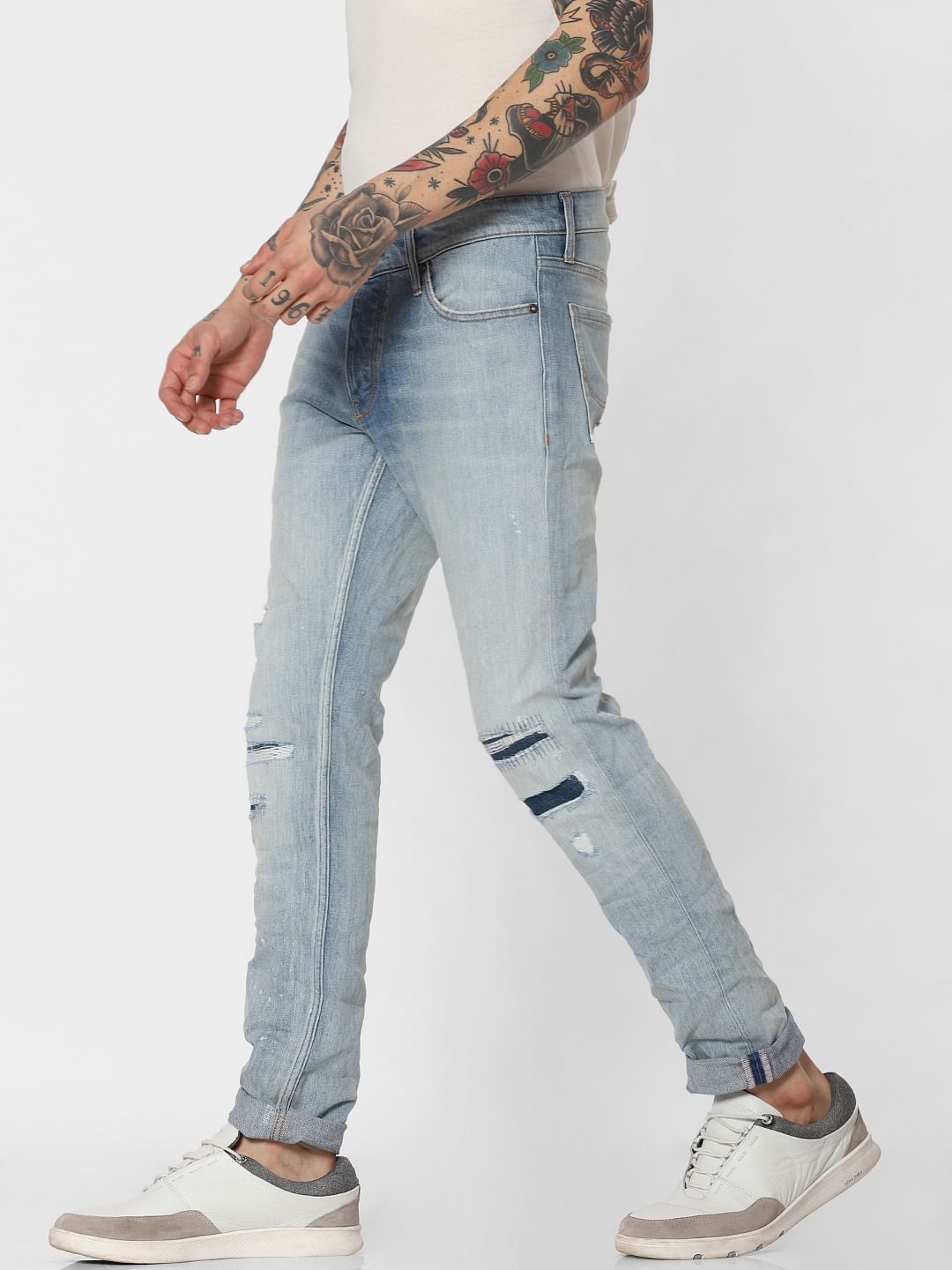 Blue Super Stretch Glenn Slim Fit Jeans