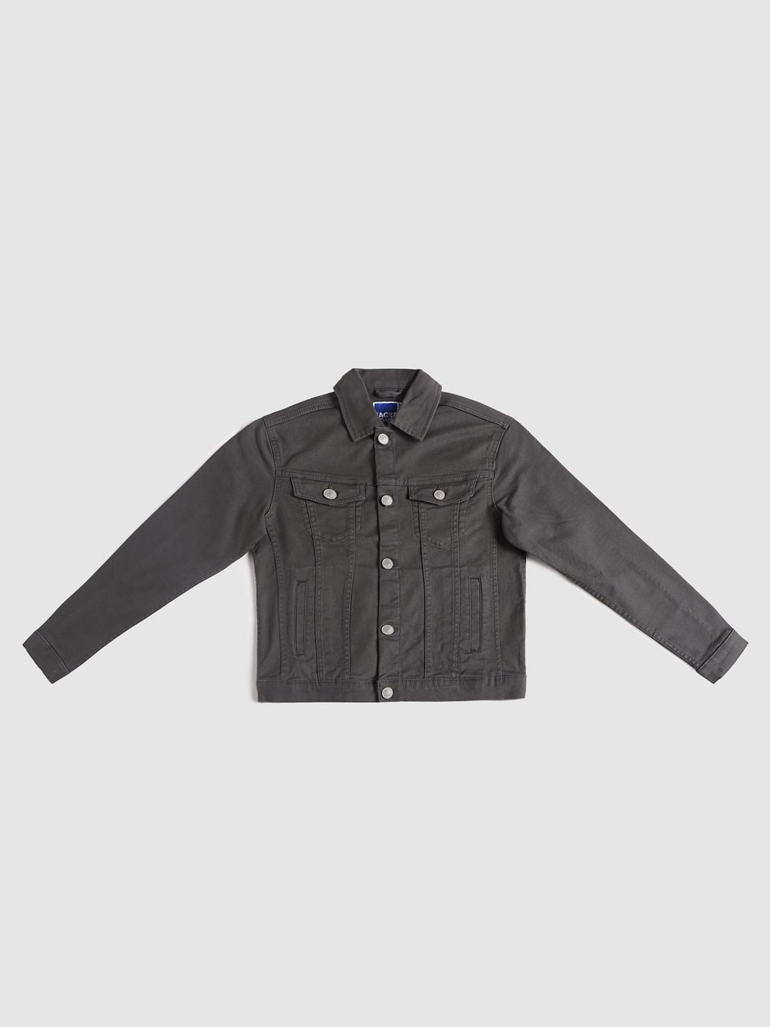 Boys Grey Denim Jacket - 128/8Y