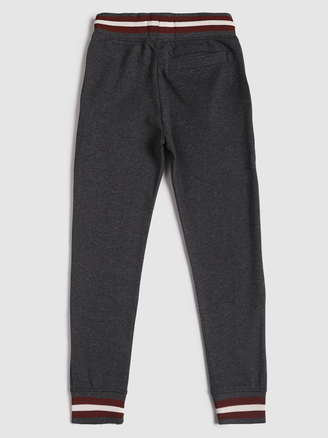 Boys Dark Grey Drawstring Sweatpants