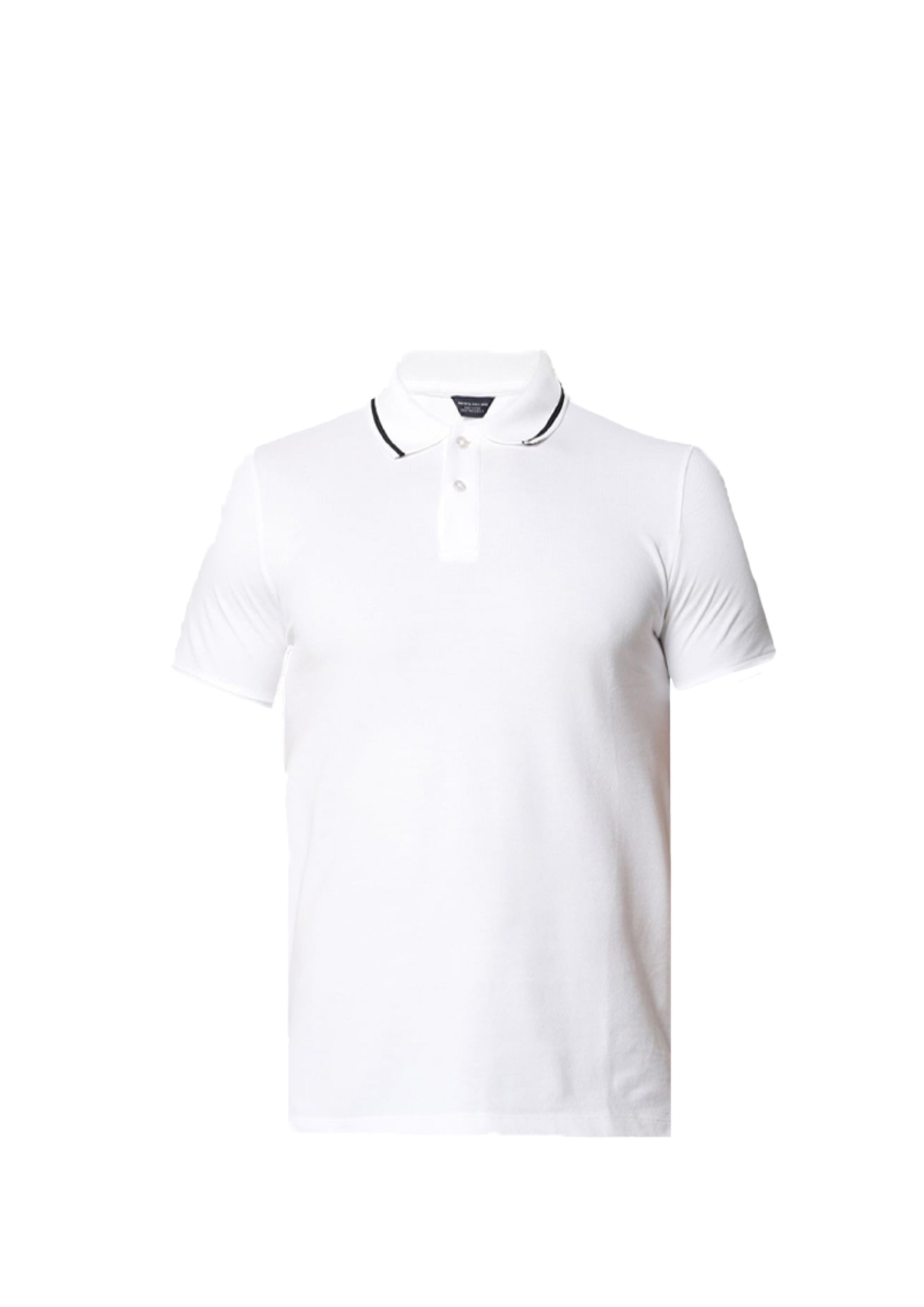 White Cotton Cool Max Polo