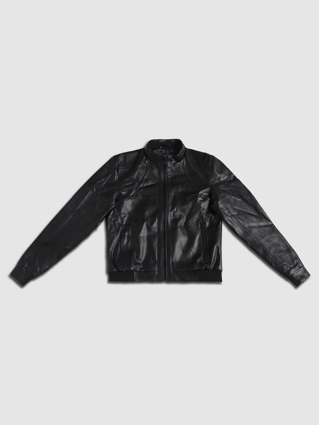 Boys Black Zip Up Jacket - 128/8Y