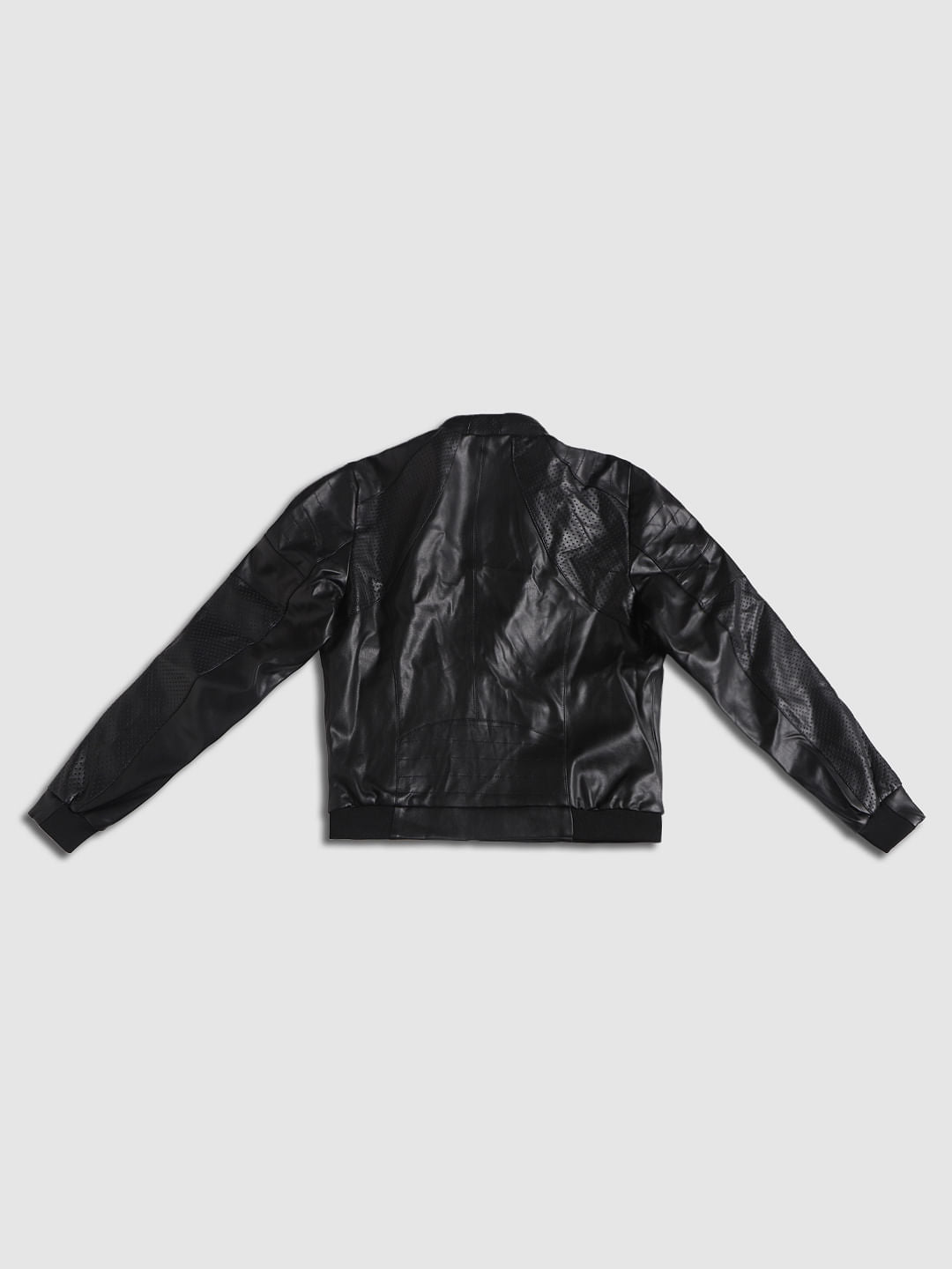 Boys Black Zip Up Jacket