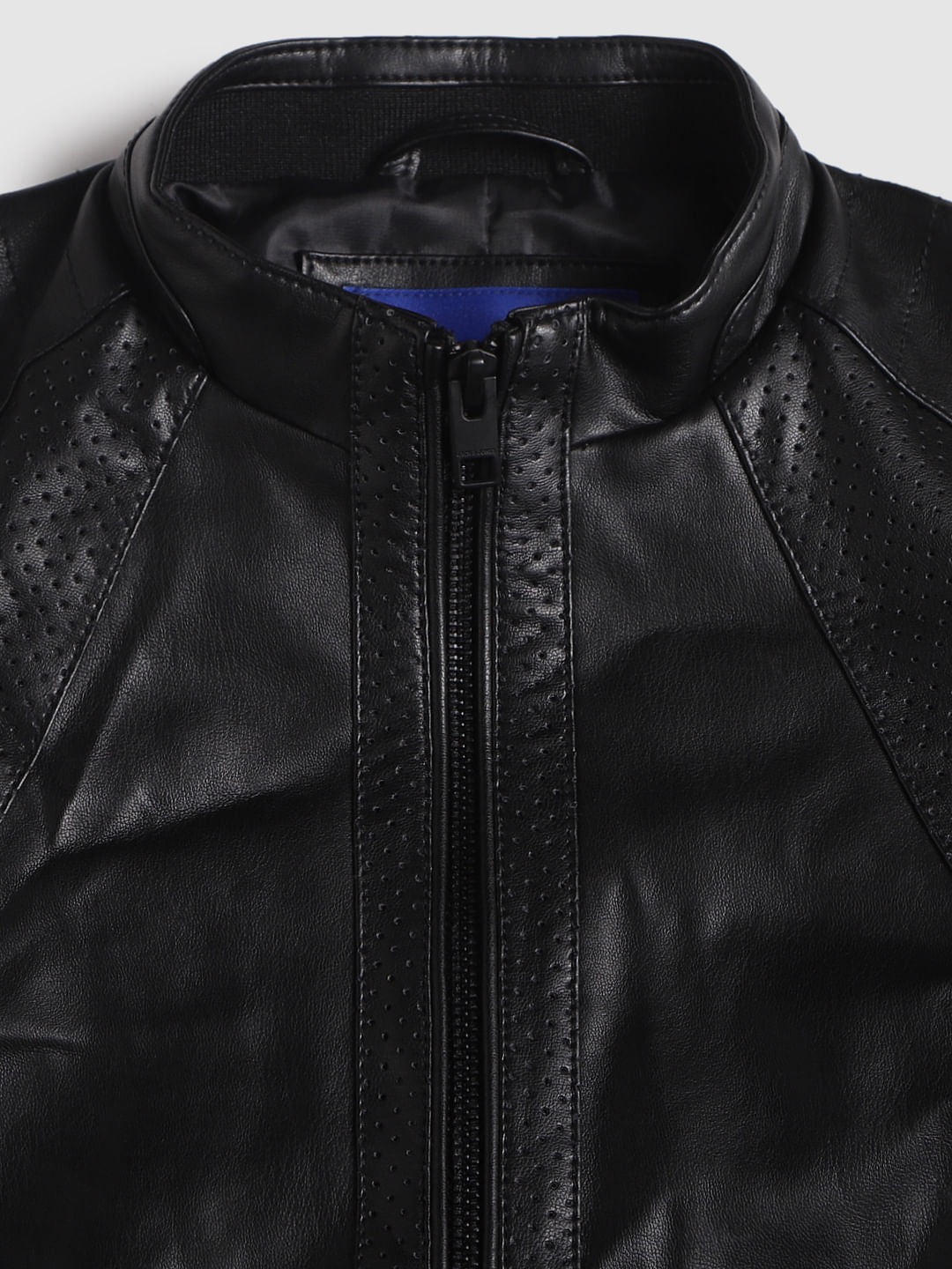 Boys Black Zip Up Jacket