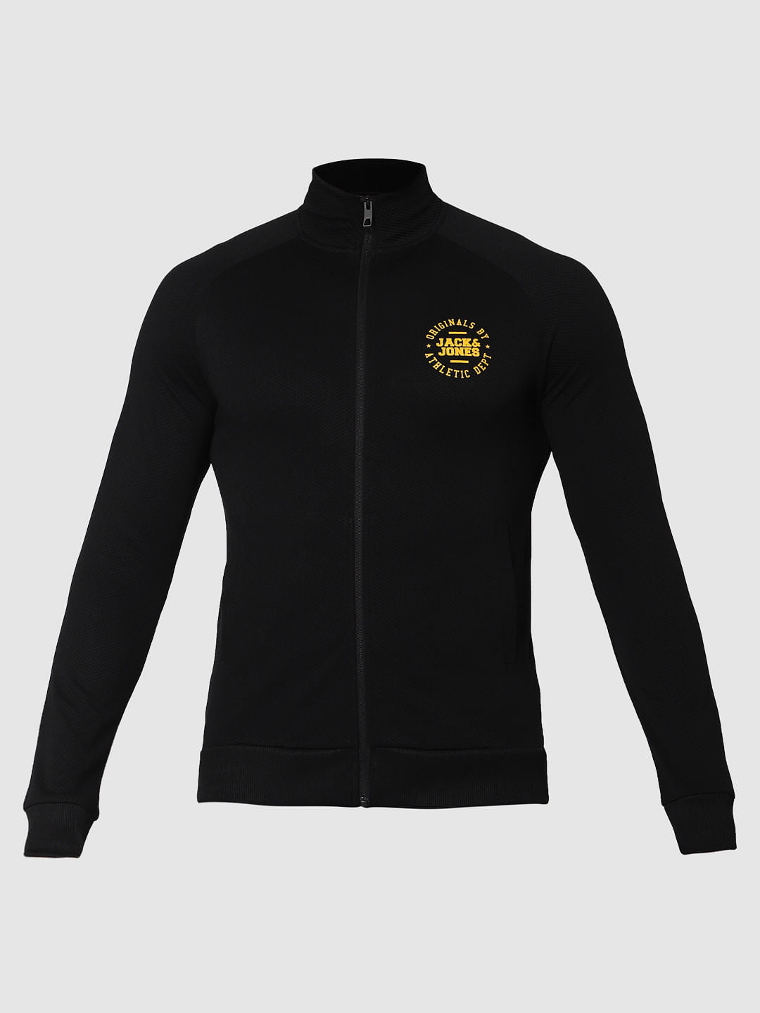 Black Zip Up Sweatshirt
