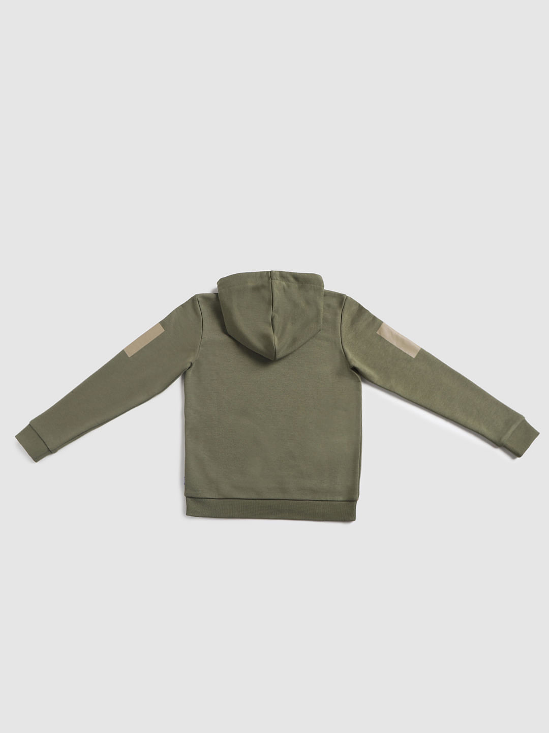Boys Green Hooded Sweatshirt