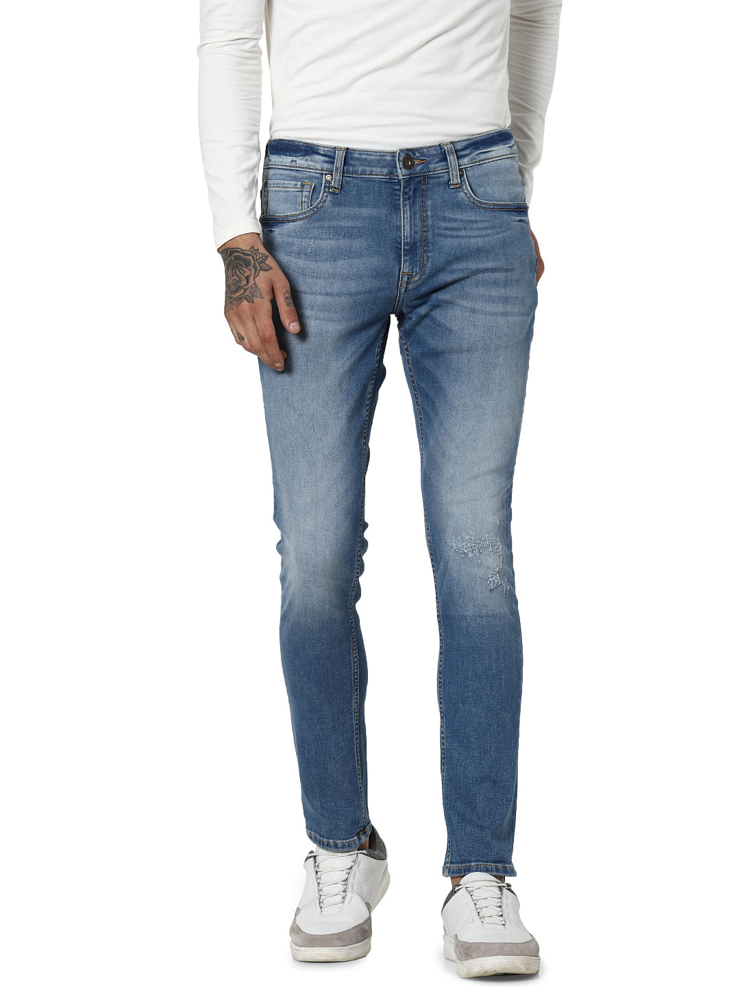 Light Blue Low Rise Ben Skinny Jeans