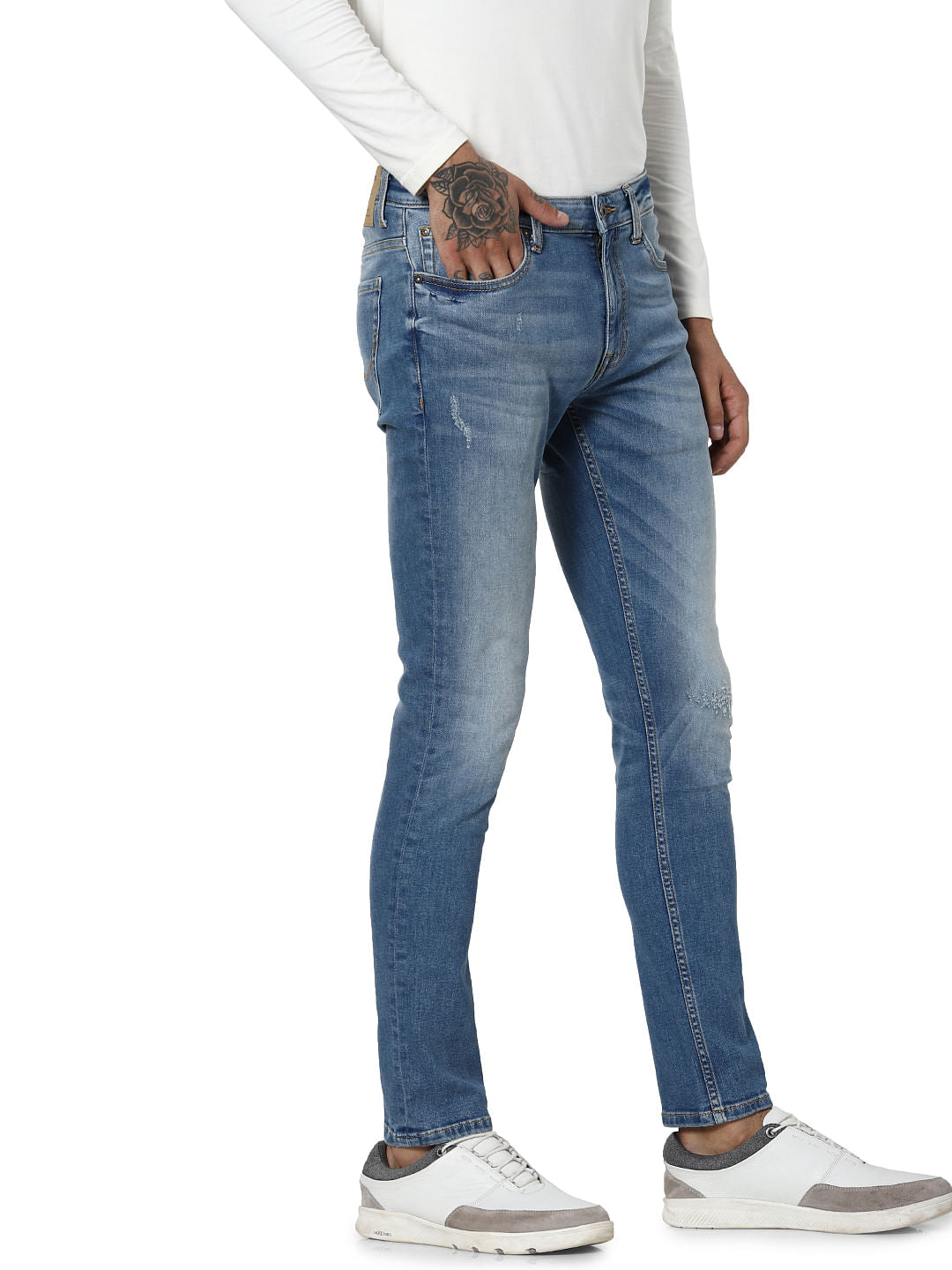 Light Blue Low Rise Ben Skinny Jeans