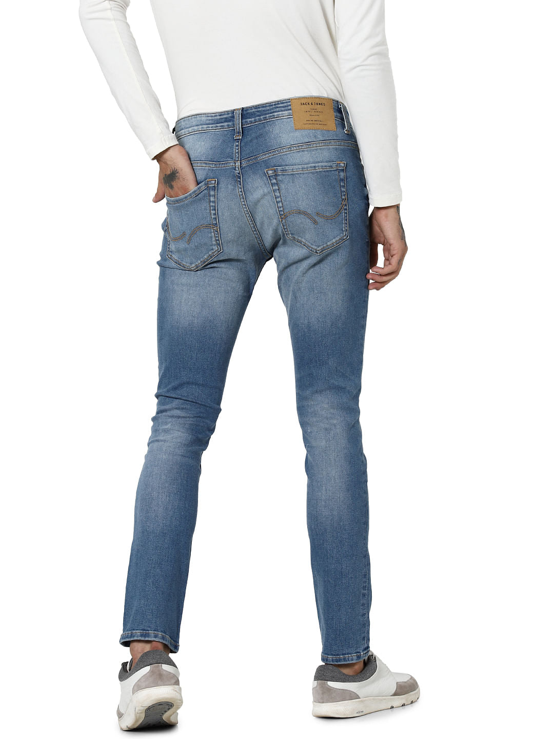 Light Blue Low Rise Ben Skinny Jeans