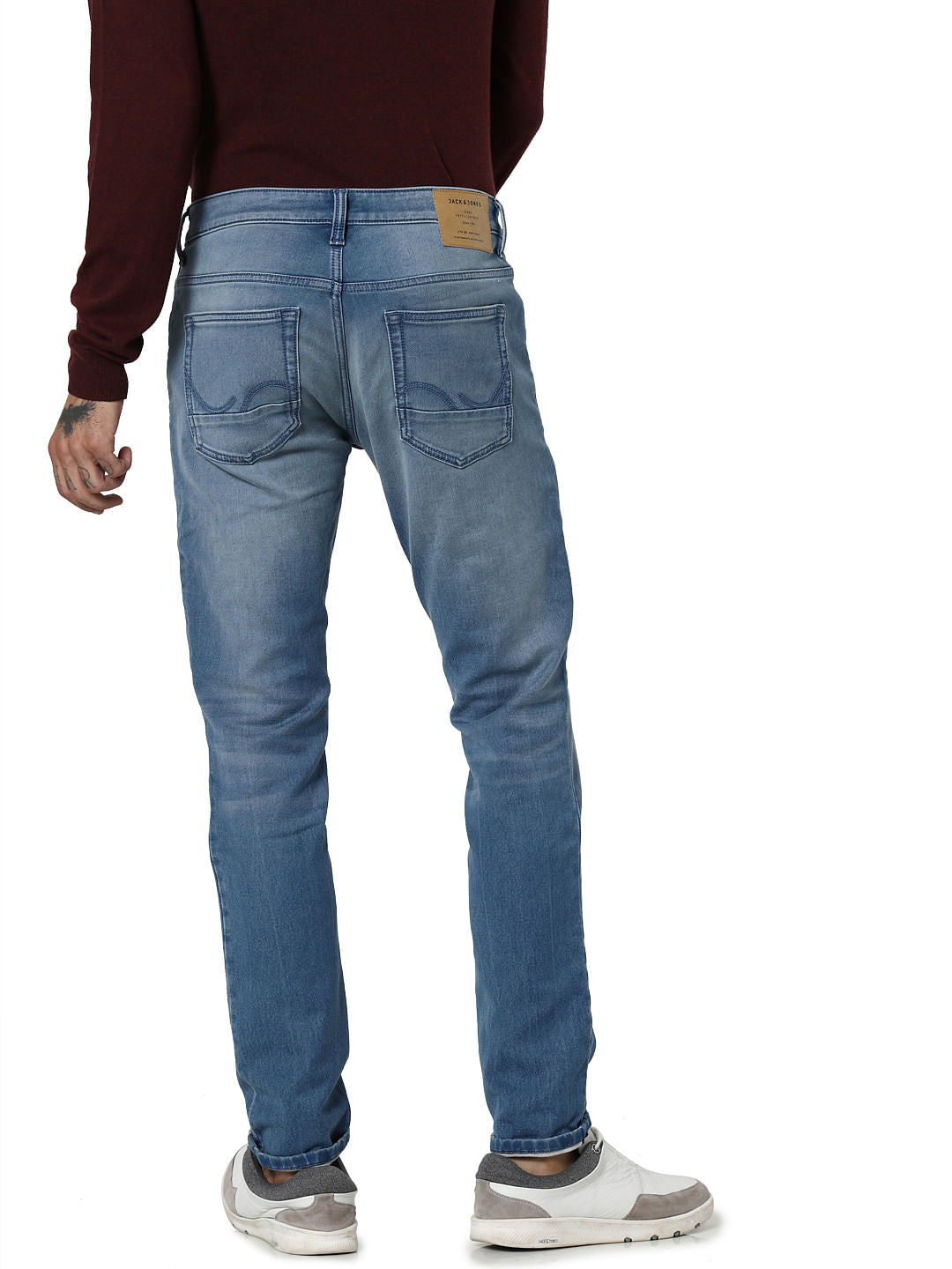 Light Blue Mid Rise Ben Skinny Jeans