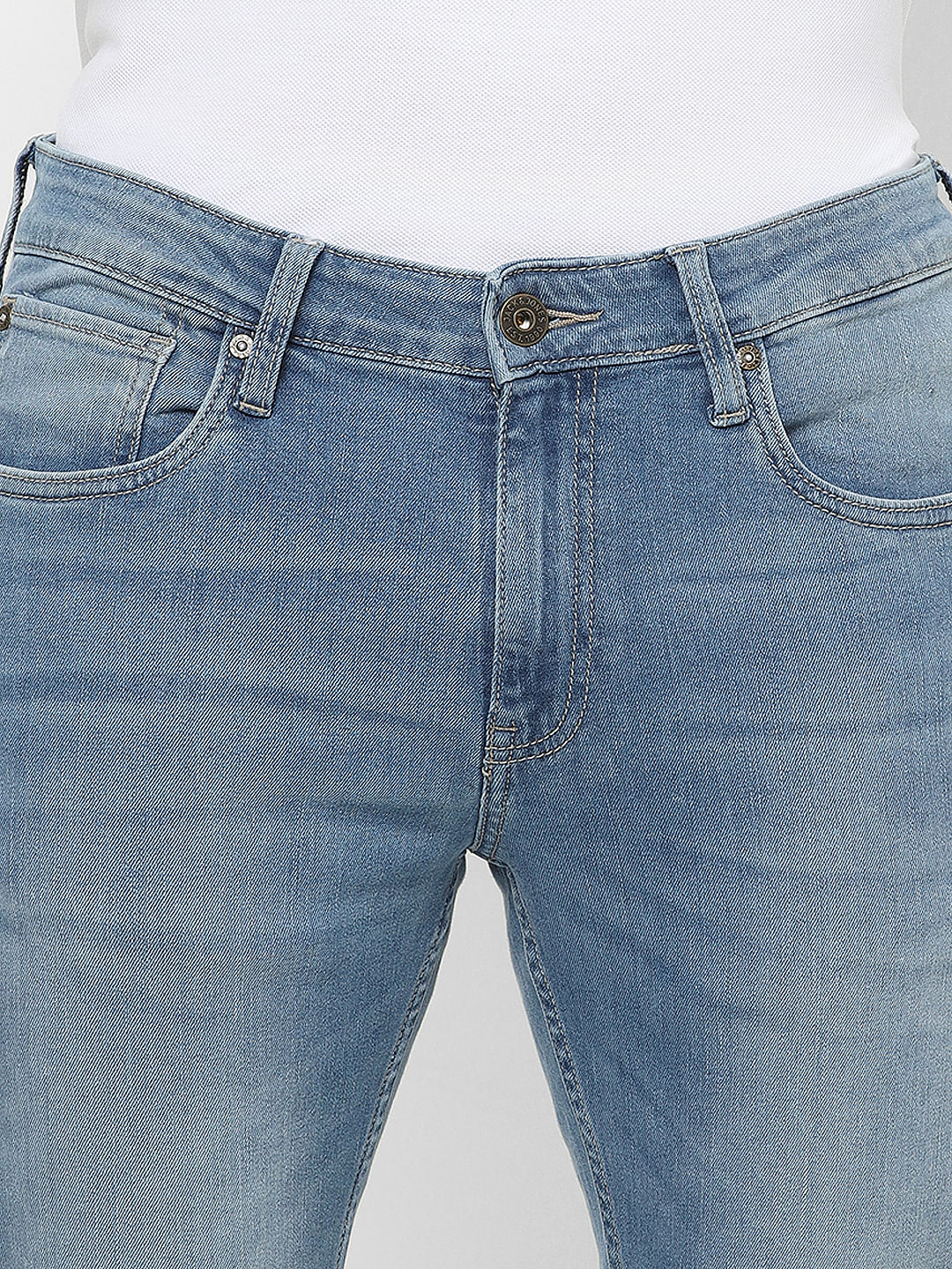 Light Blue Low Rise Ben Skinny Fit Jeans
