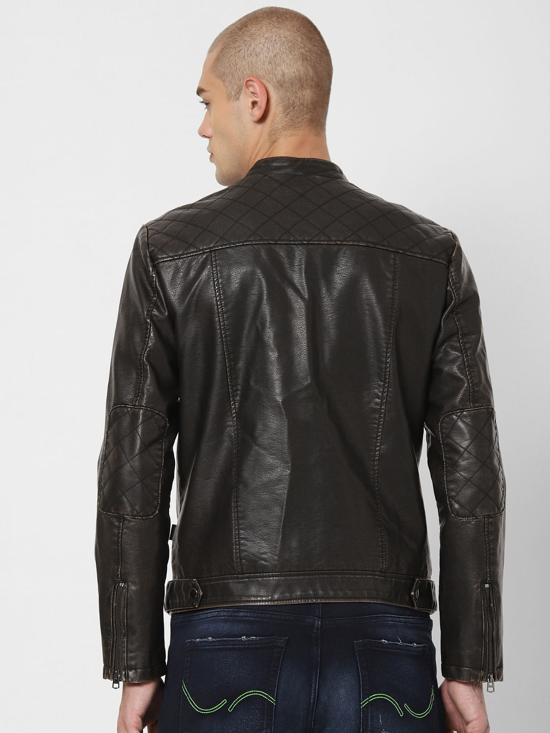 Chocolate Brown Bomber Jacket