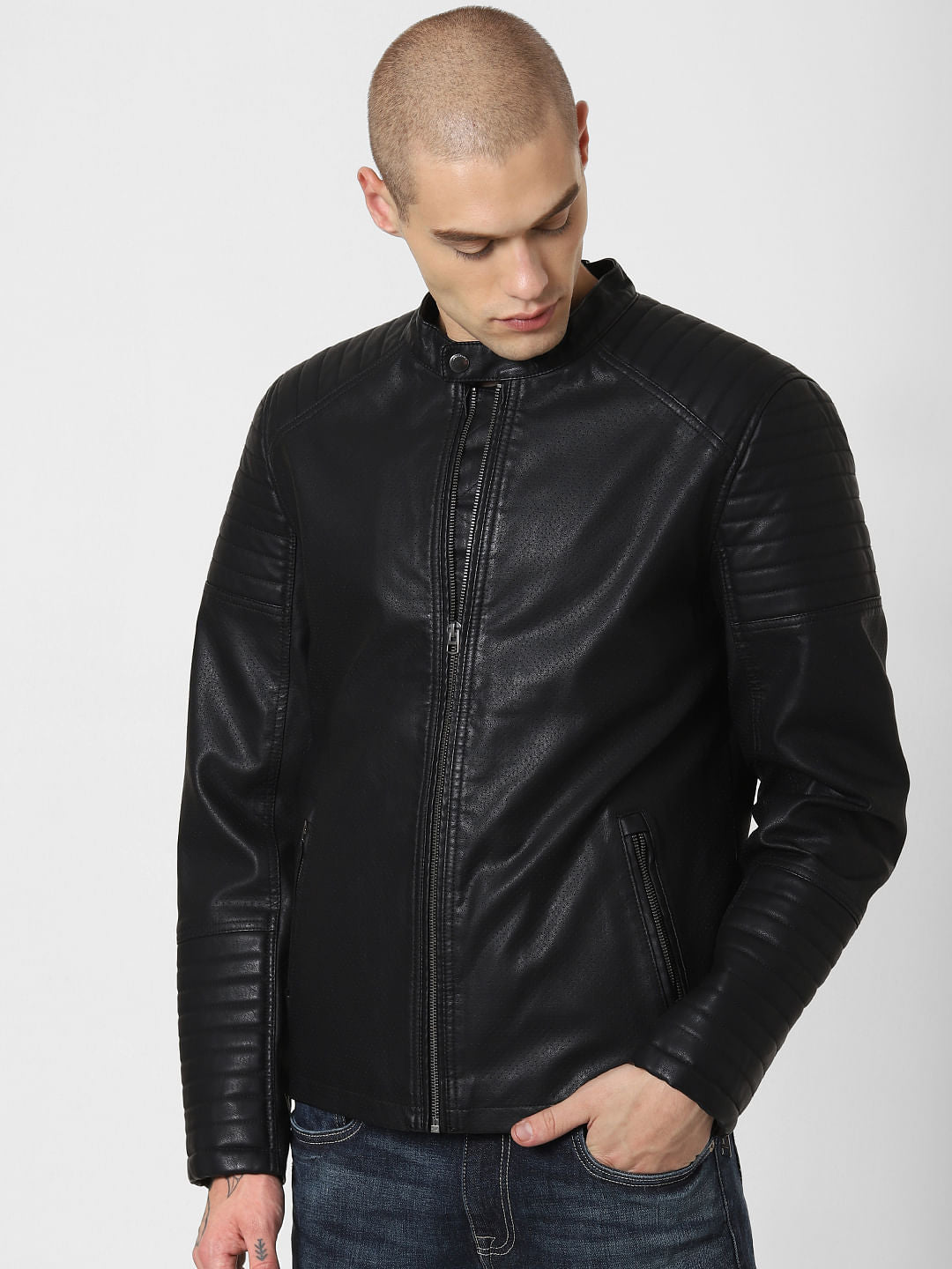 Black Perforated Jacket