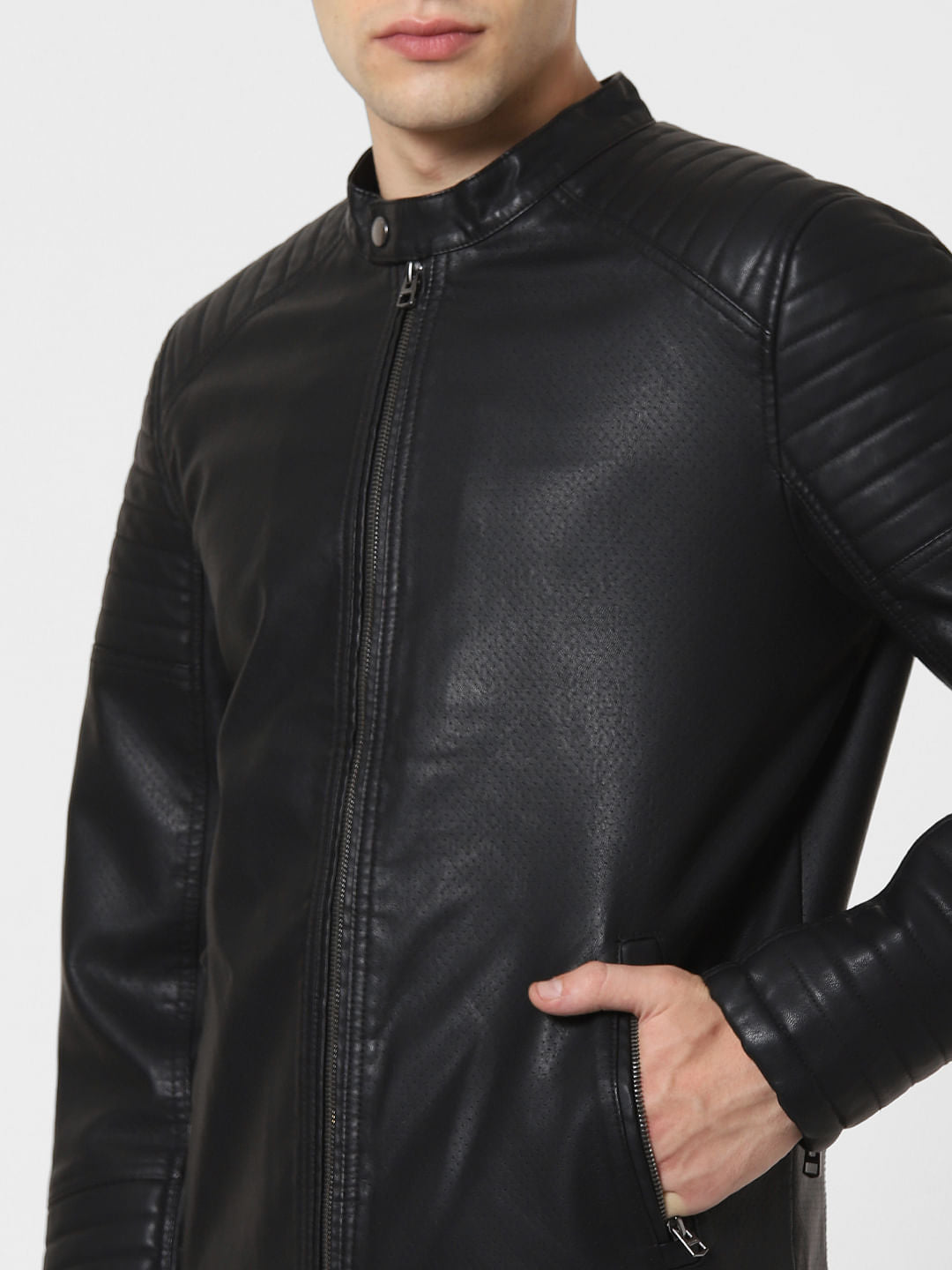 Black Perforated Jacket