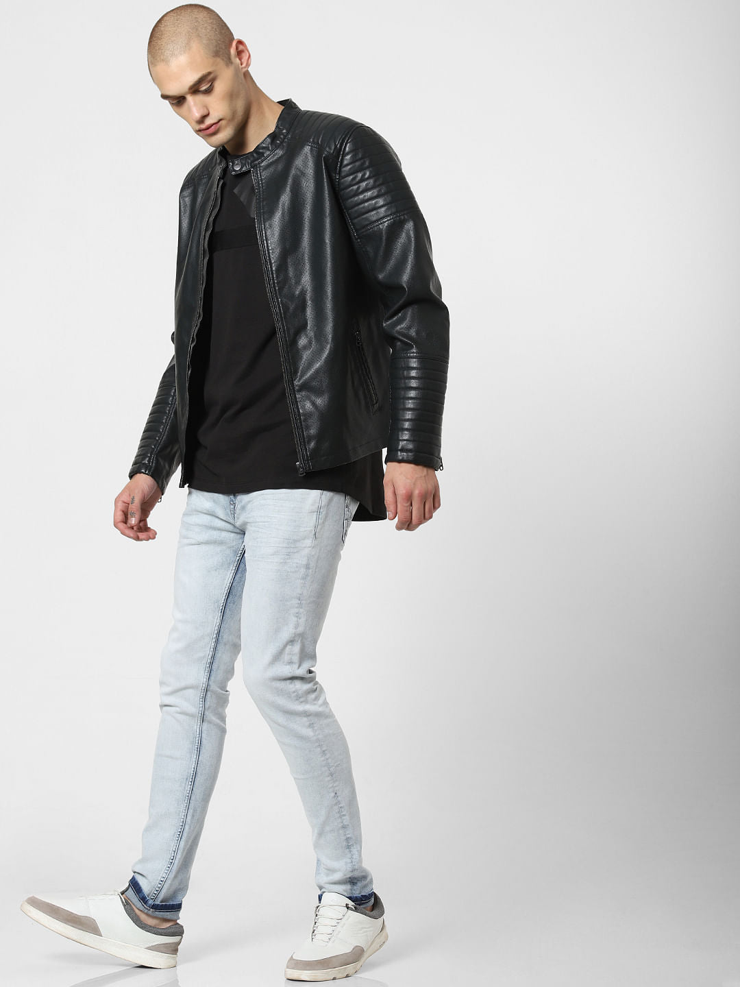 Dark Green Perforated Jacket - S