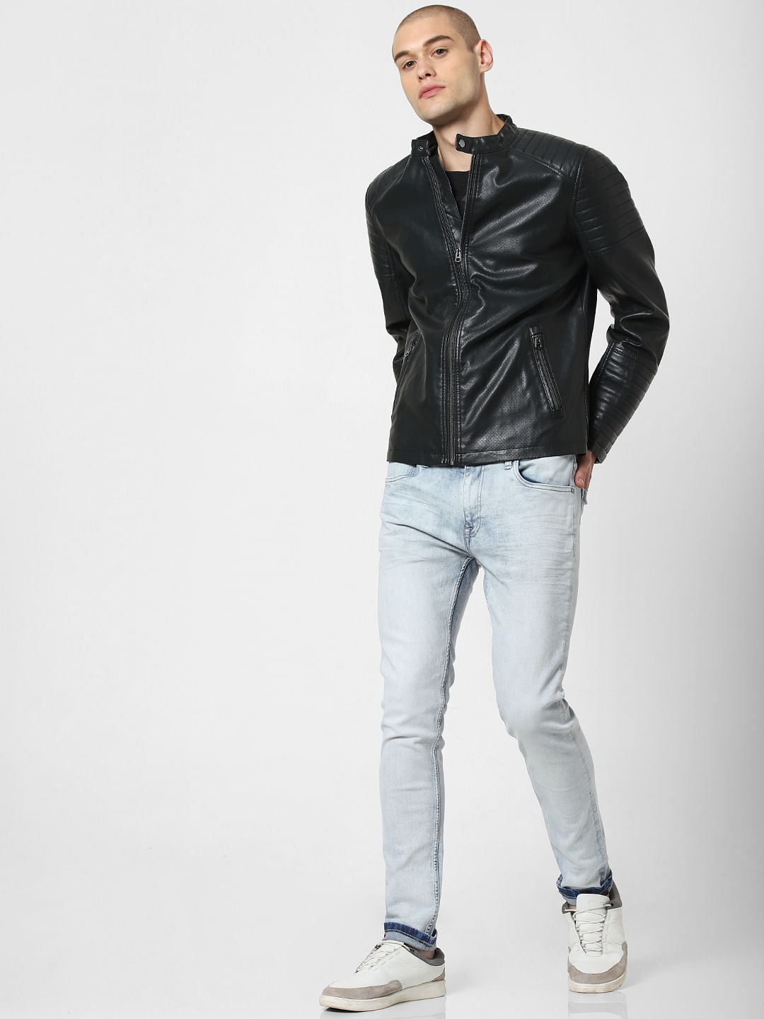 Dark Green Perforated Jacket