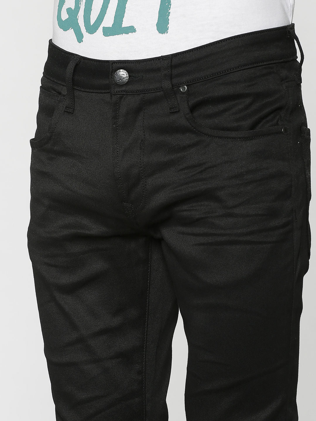 Black Low Rise Ben Skinny Jeans