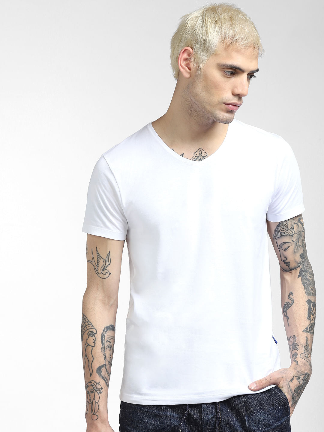 White Crew Neck T-shirt