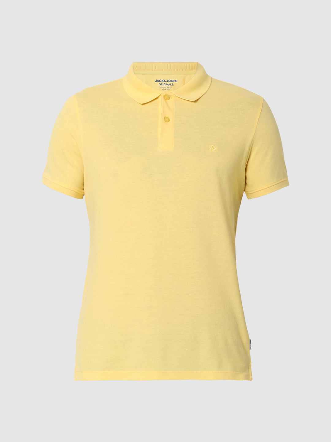 Yellow Polo Neck T-Shirt