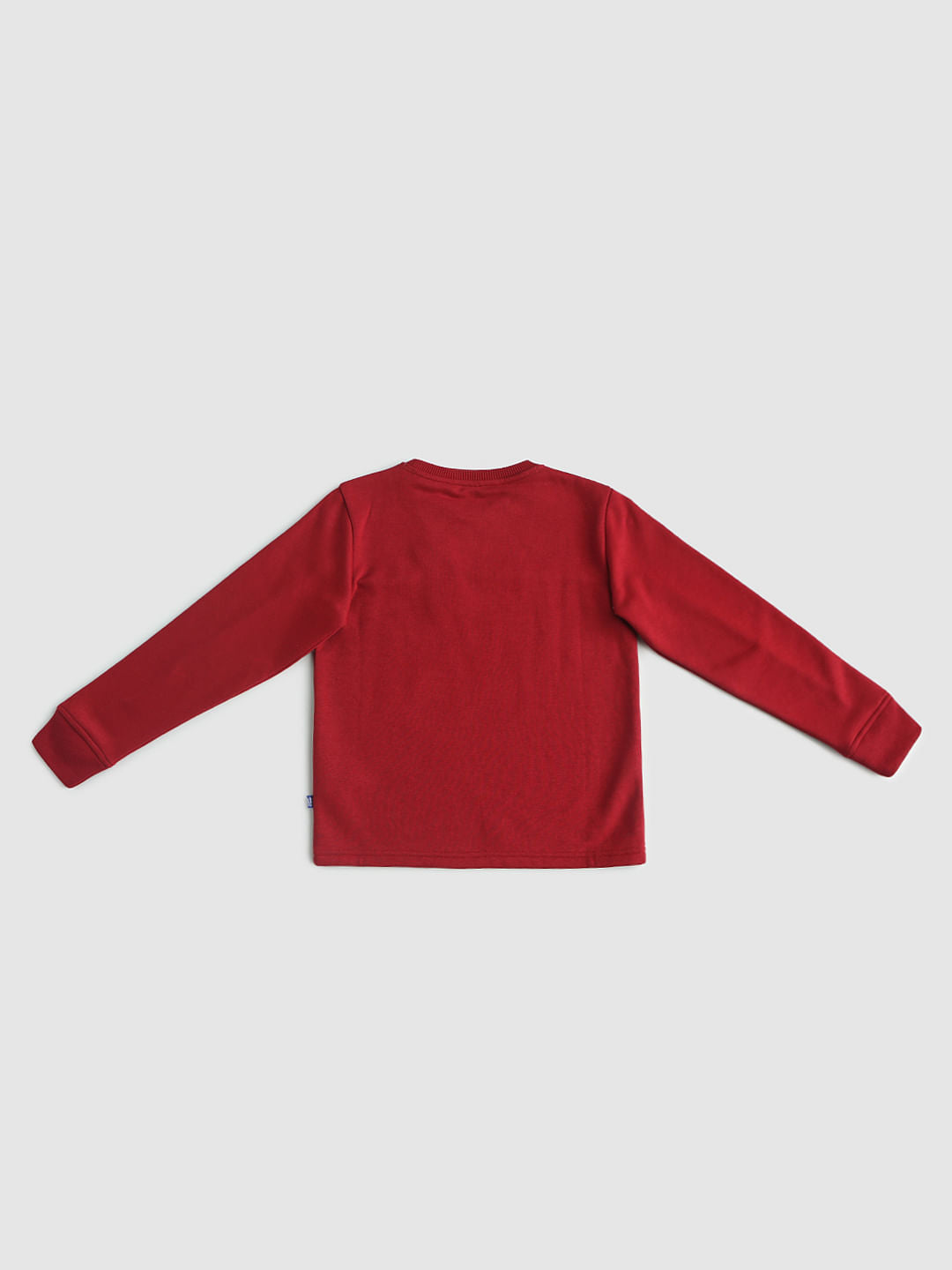 Boys Red Tape Detail Sweatshirt