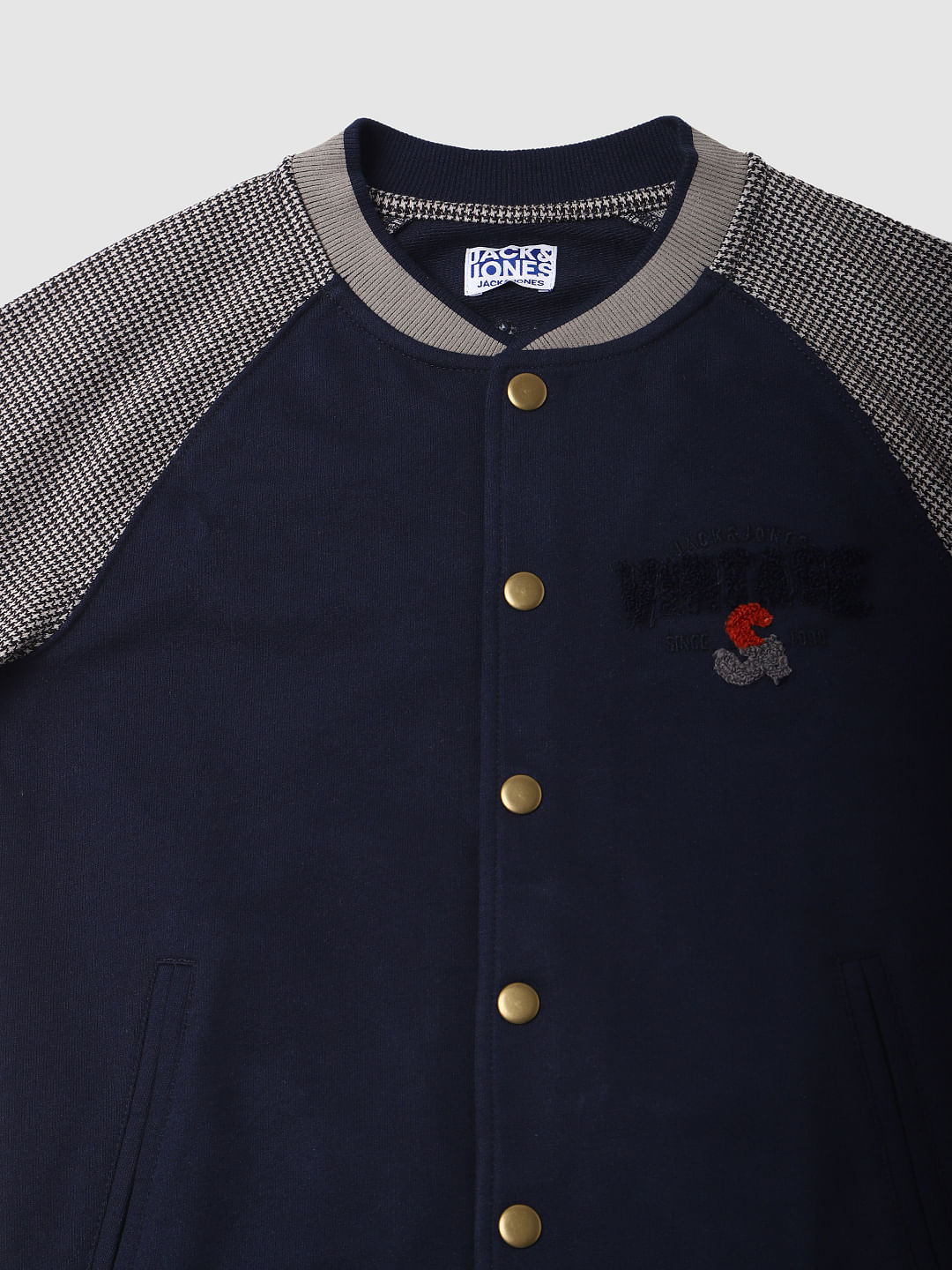 Boys Blue Colourblocked Sweatshirt