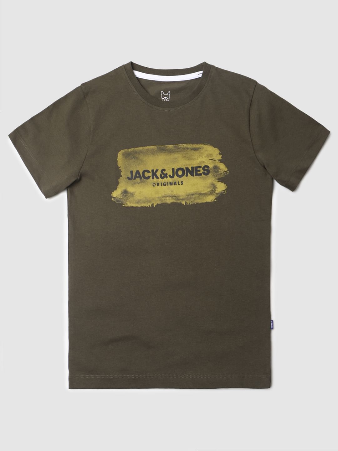 Green Logo Print Crew Neck T-shirt - 128/8Y