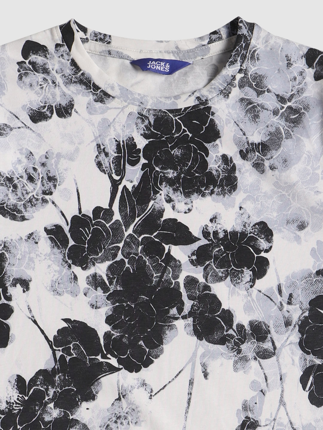 Boys White All Over Print T-Shirt