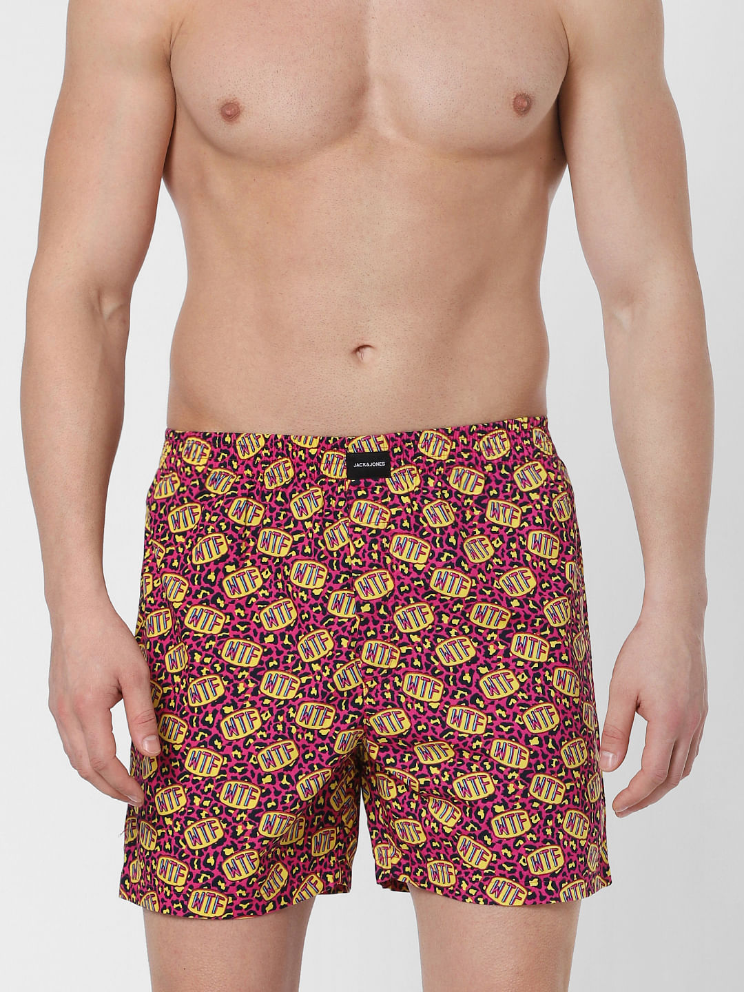 Pink Animal Print Boxers