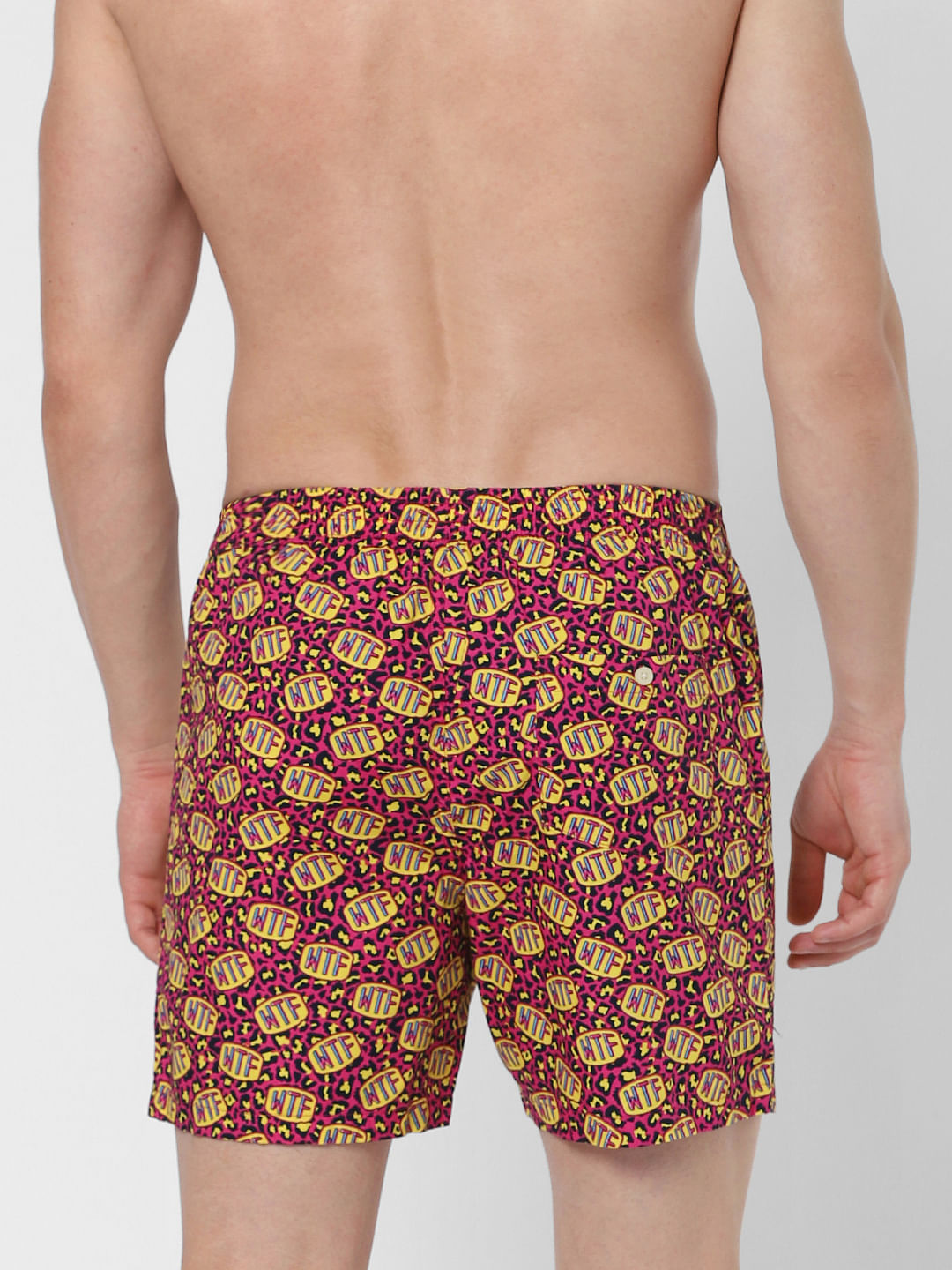 Pink Animal Print Boxers