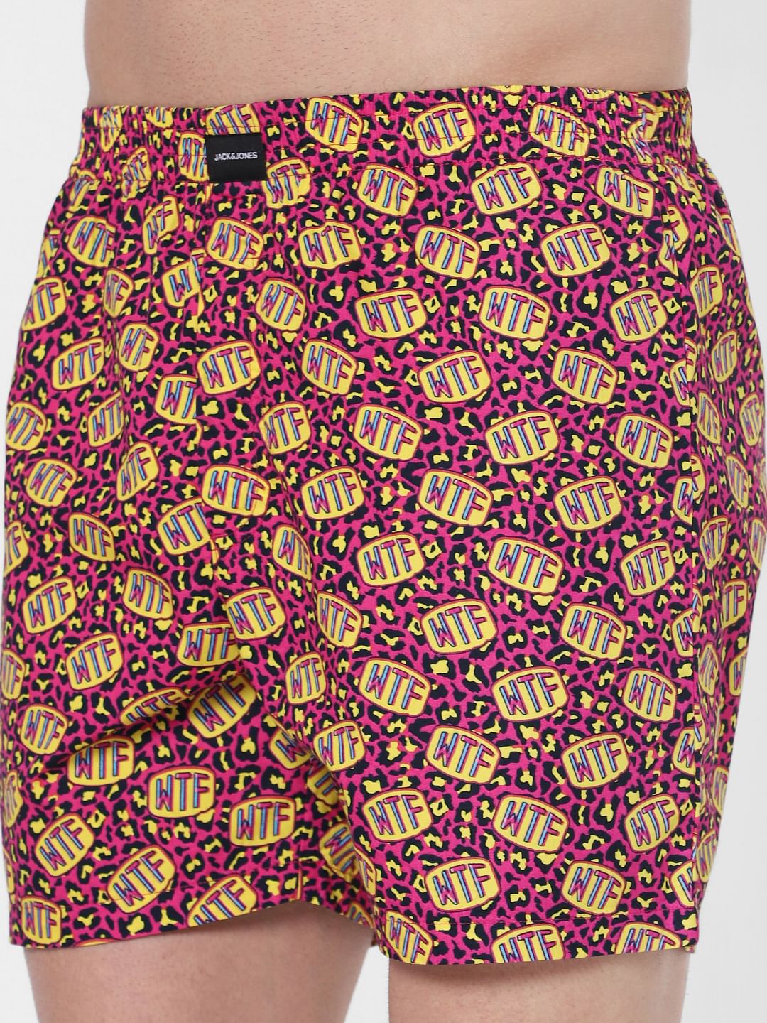Pink Animal Print Boxers