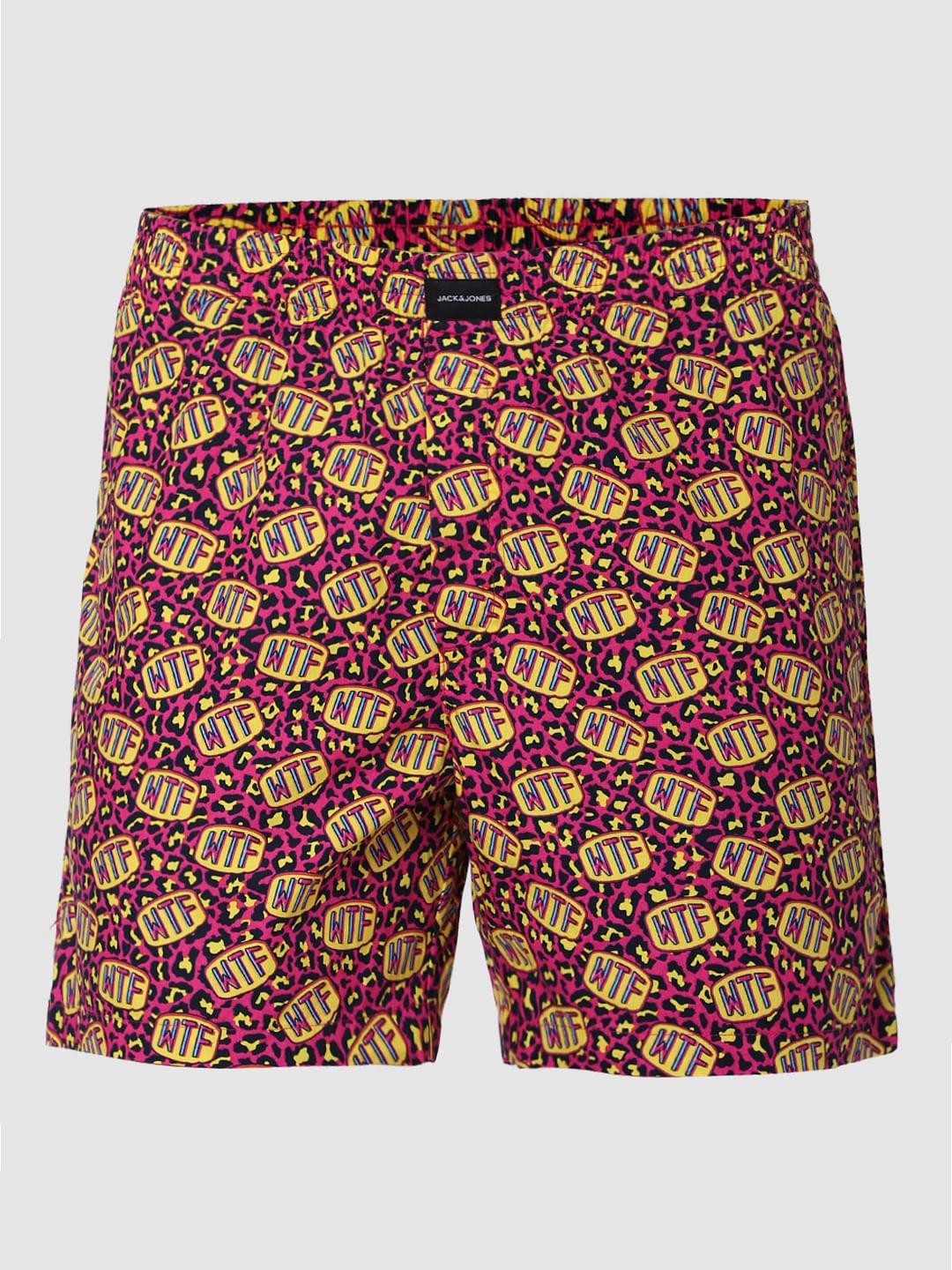 Pink Animal Print Boxers