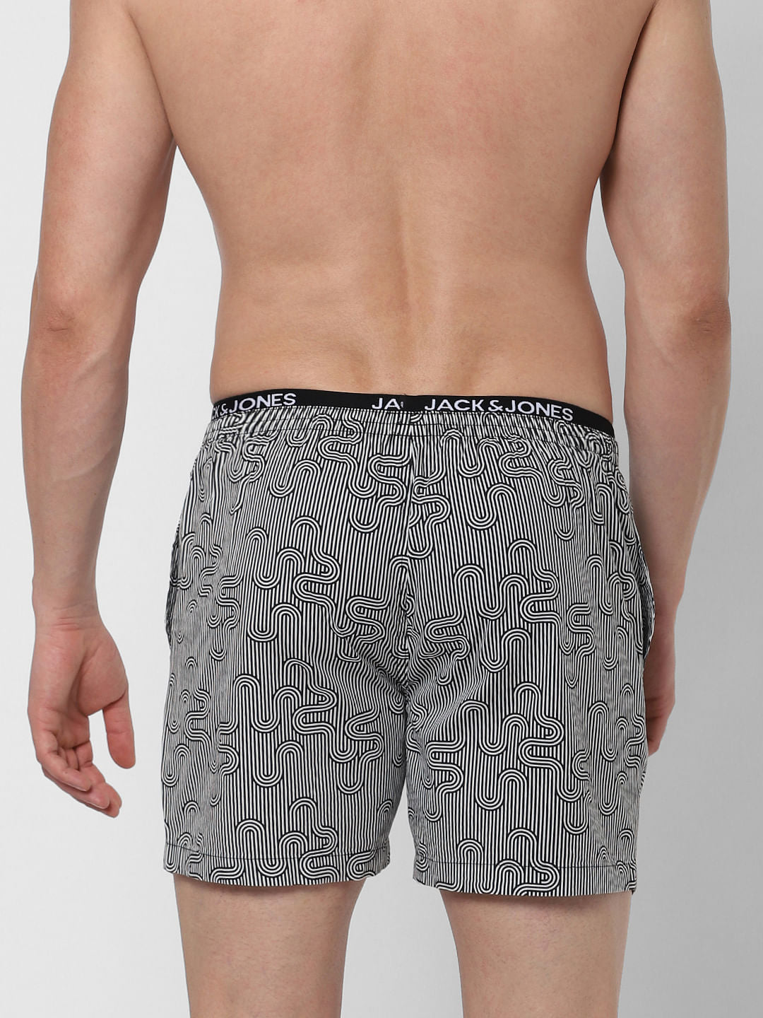 Grey Striped Boxers